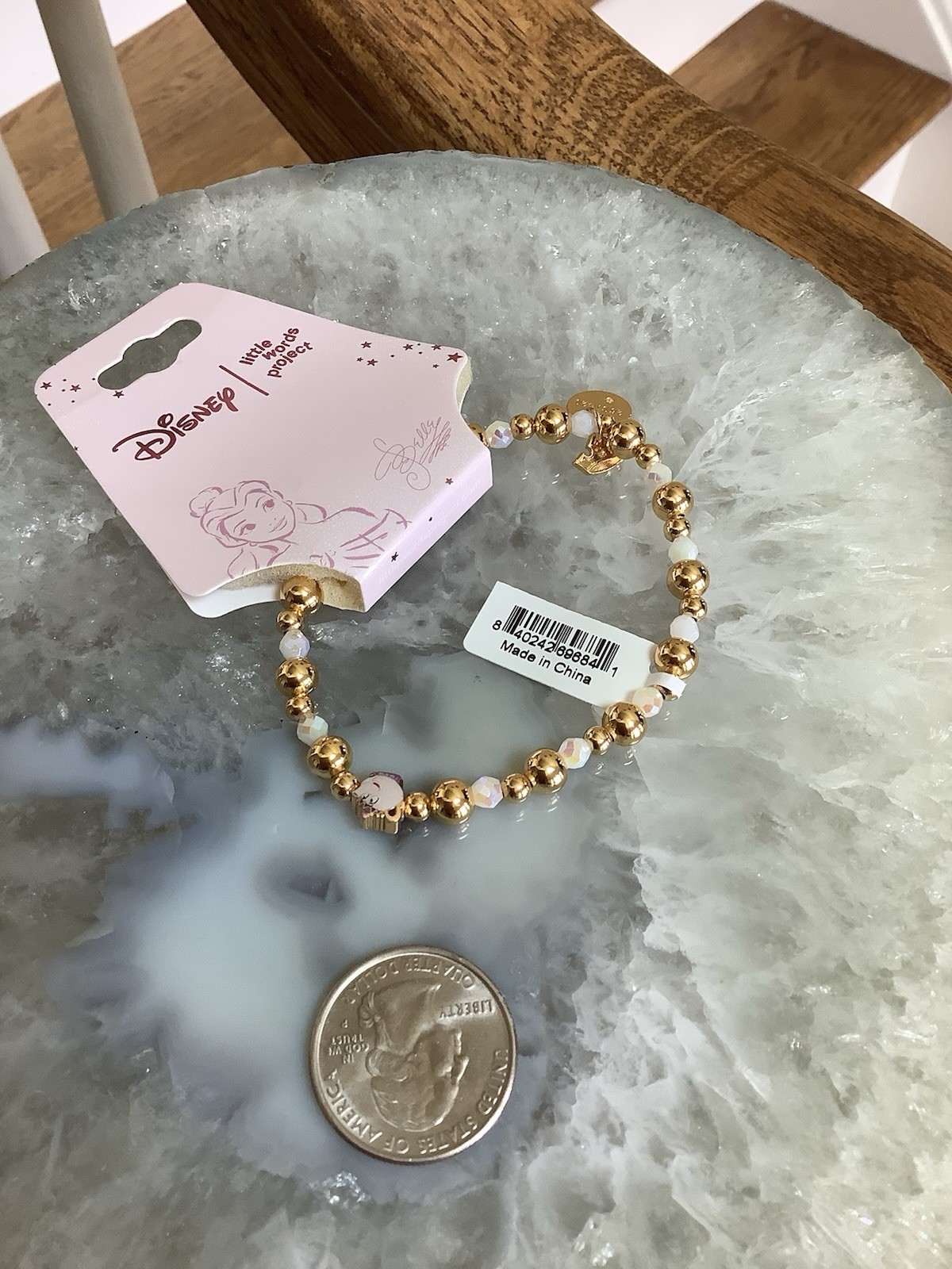 Little Words Project Disney Princess Beauty and the Beast MRS POTTS Bracelet M/L