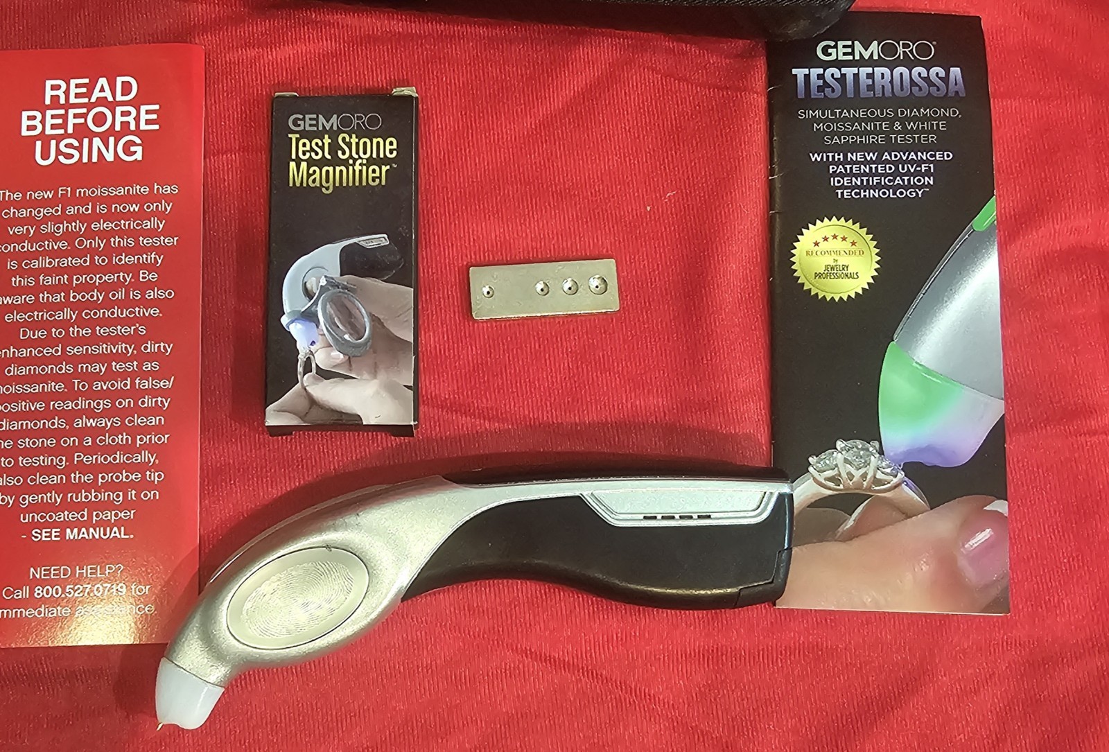 GemOro Testerossa Diamond, Moissanite & White Sapphire Tester Model 0770