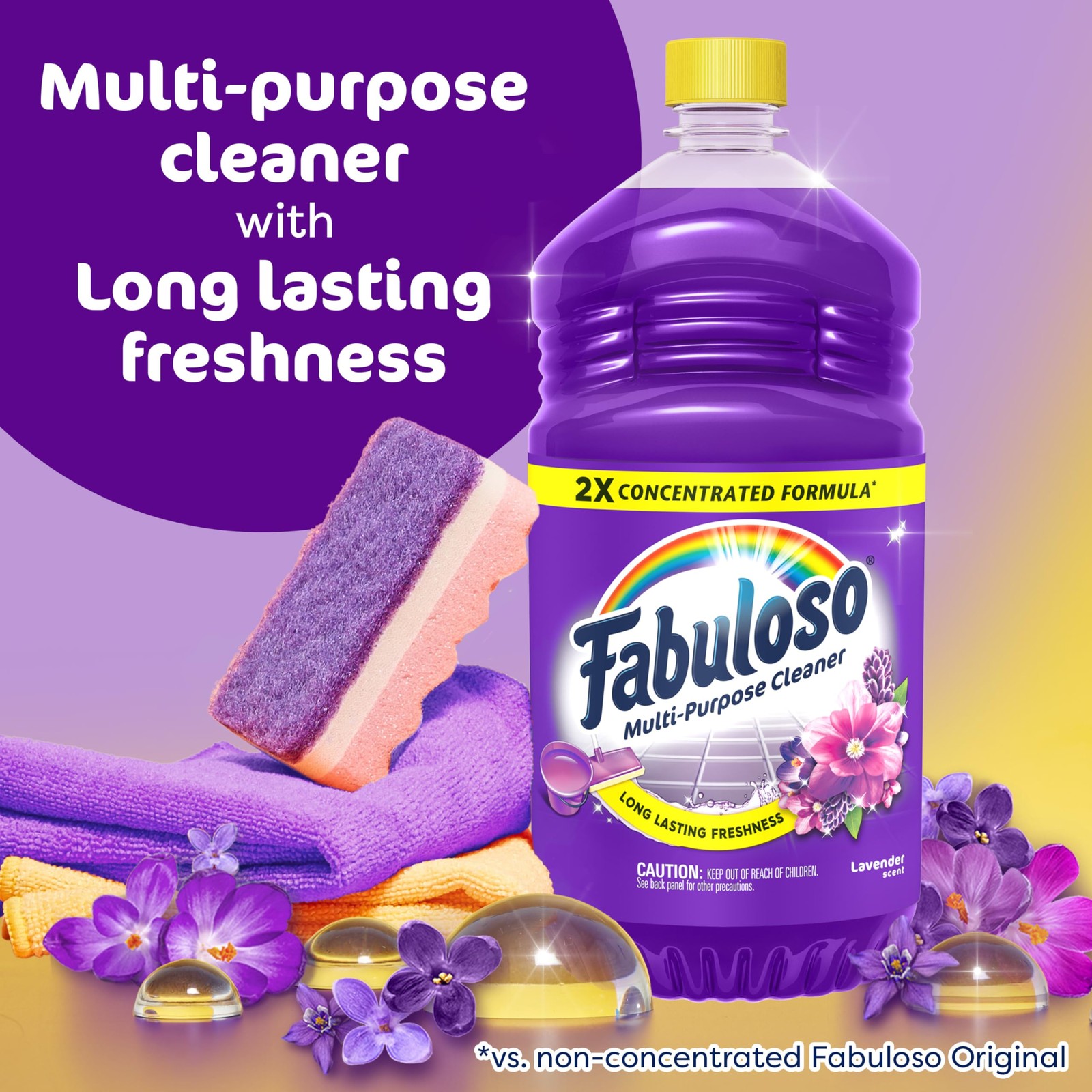 Fabuloso Multi-Purpose Cleaner & Floor Cleaner, 2X 56 Fl Oz (Pack of 1)