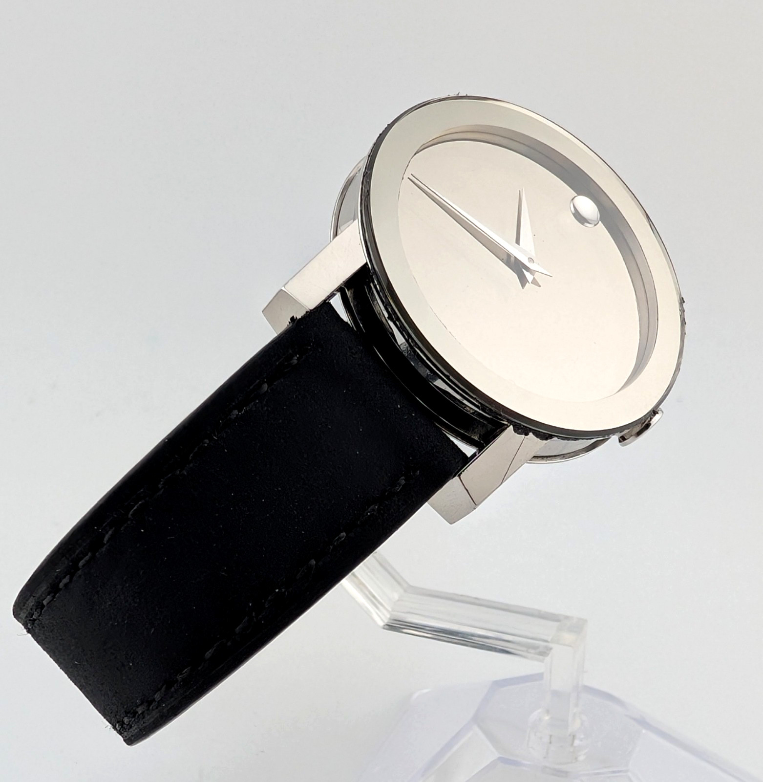 Movado Men’s Sapphire Mirror Bezel/Dial; Model #84.G1.2896 ~New Movement/Crystal