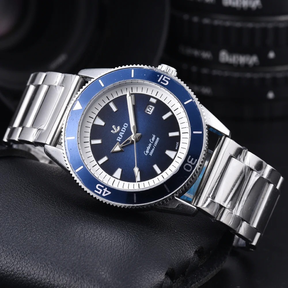 Top Rado Watches For Mens Classic Multifunction Luxury Surprise Birthday Gift