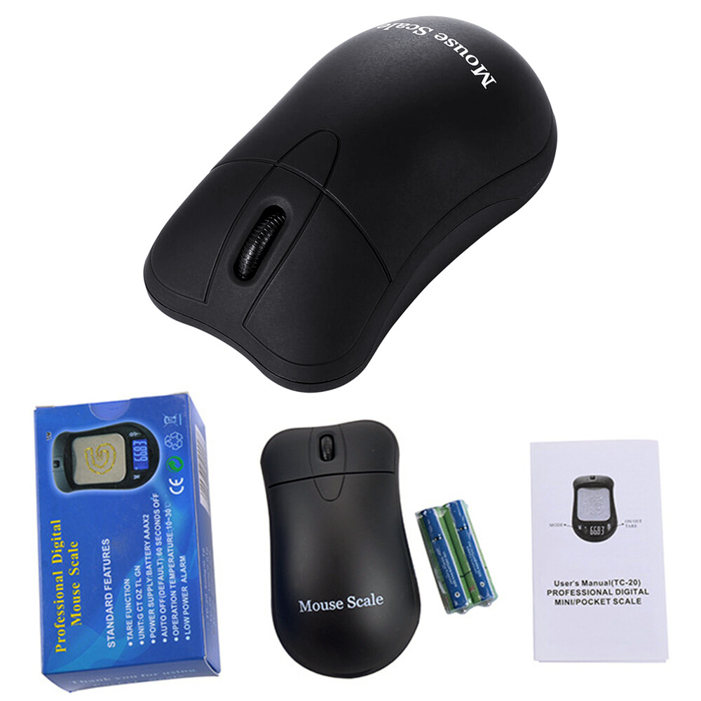 200g by 0.01g Portable Digital Scale – Mouse – jewelry scale .01 gram Precision