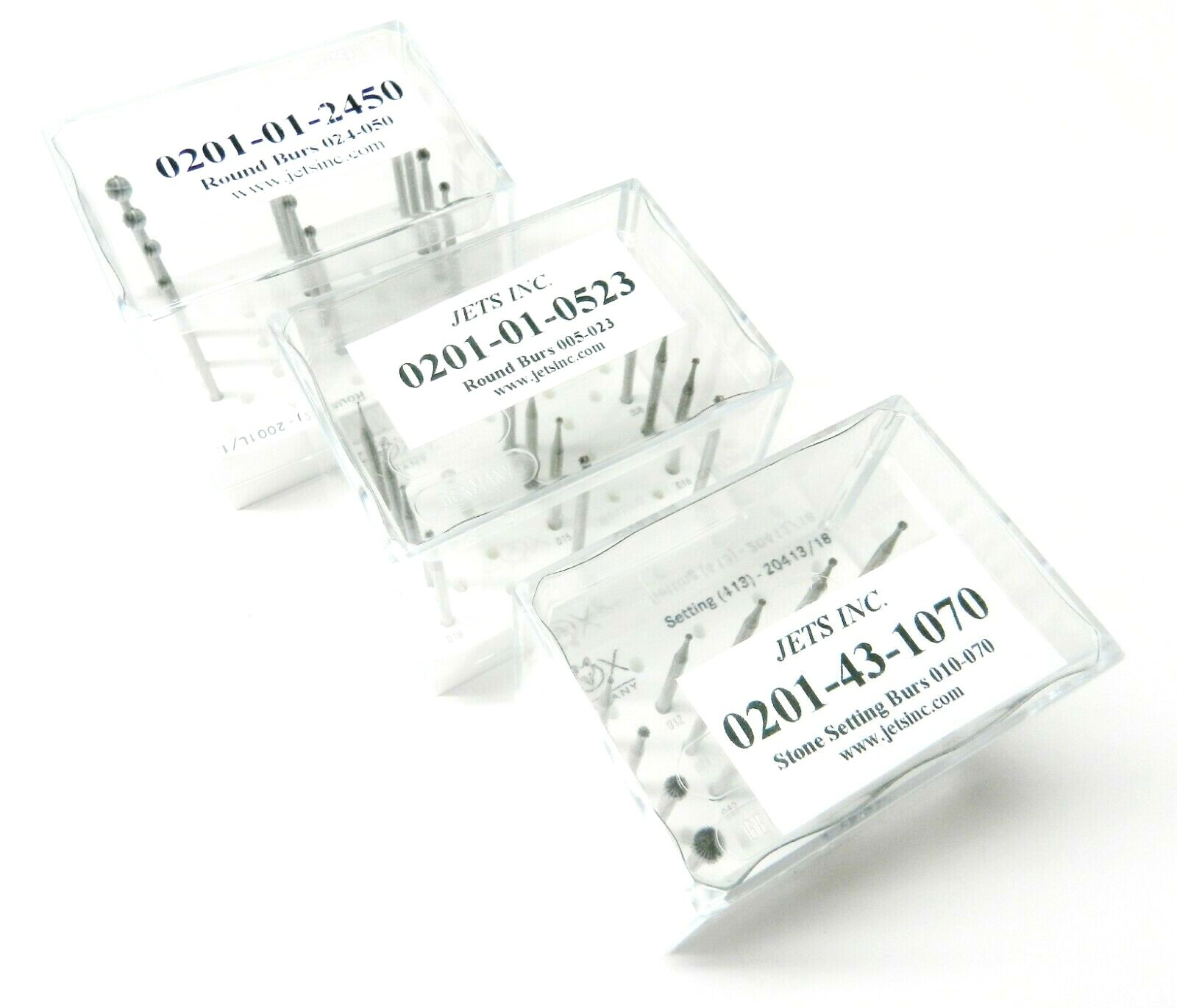 Jewelers Burs SET Round Ball Burs 005 – 5.0mm & Stone Setting Burs 010 – 7.0mm