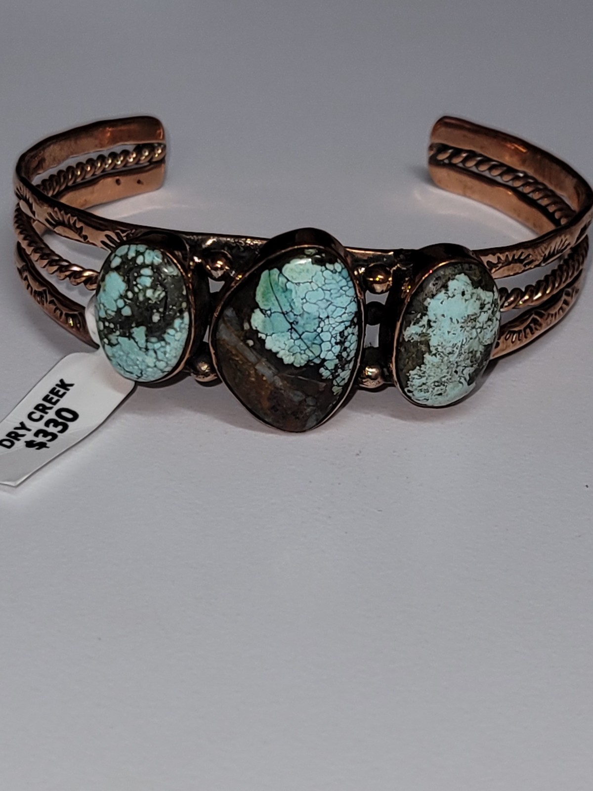 Dry Creek Turquoise Copper Cuff