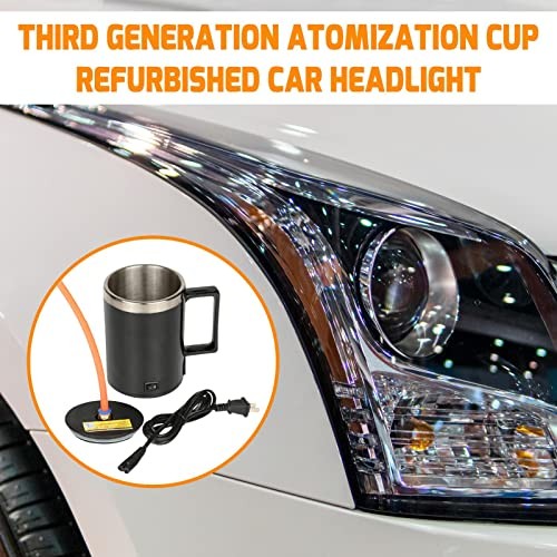 Refurbished Headlight Heating Cup, Car Headlight Repair Tool, Third Generation