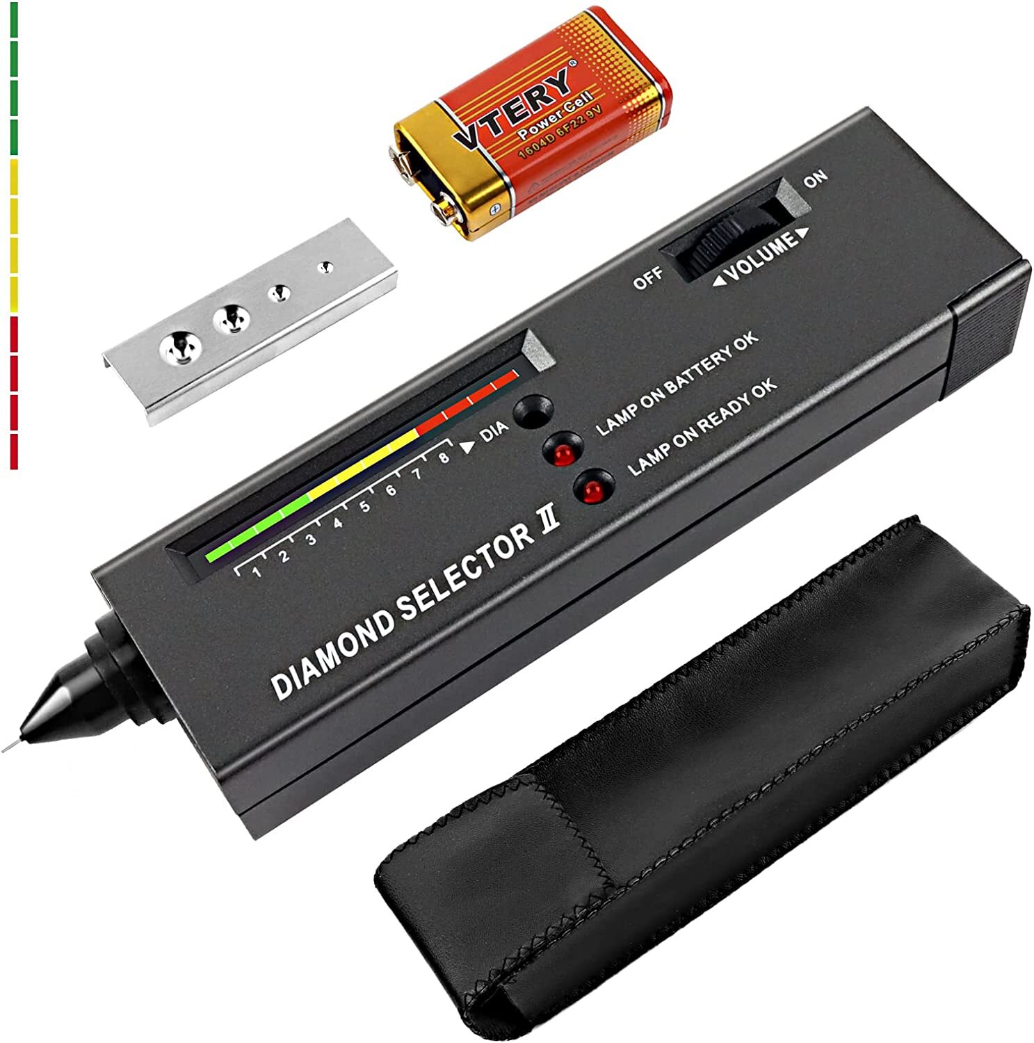 Diamond Selector V2 Portable Diamond Tester with Case & Gemstone Platform