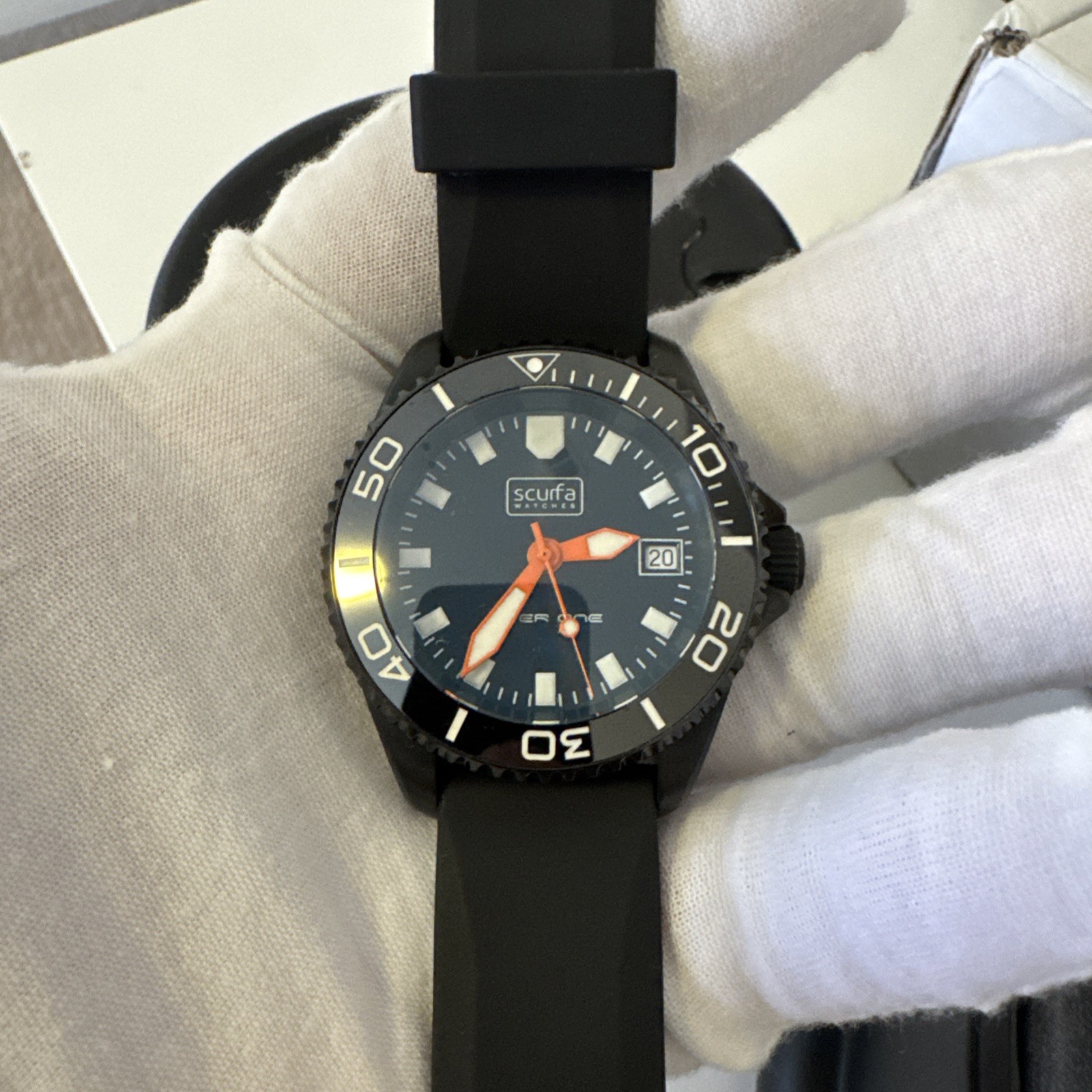Scurfa Diver One Black PVD 10 Year Anniversary Edition Watch