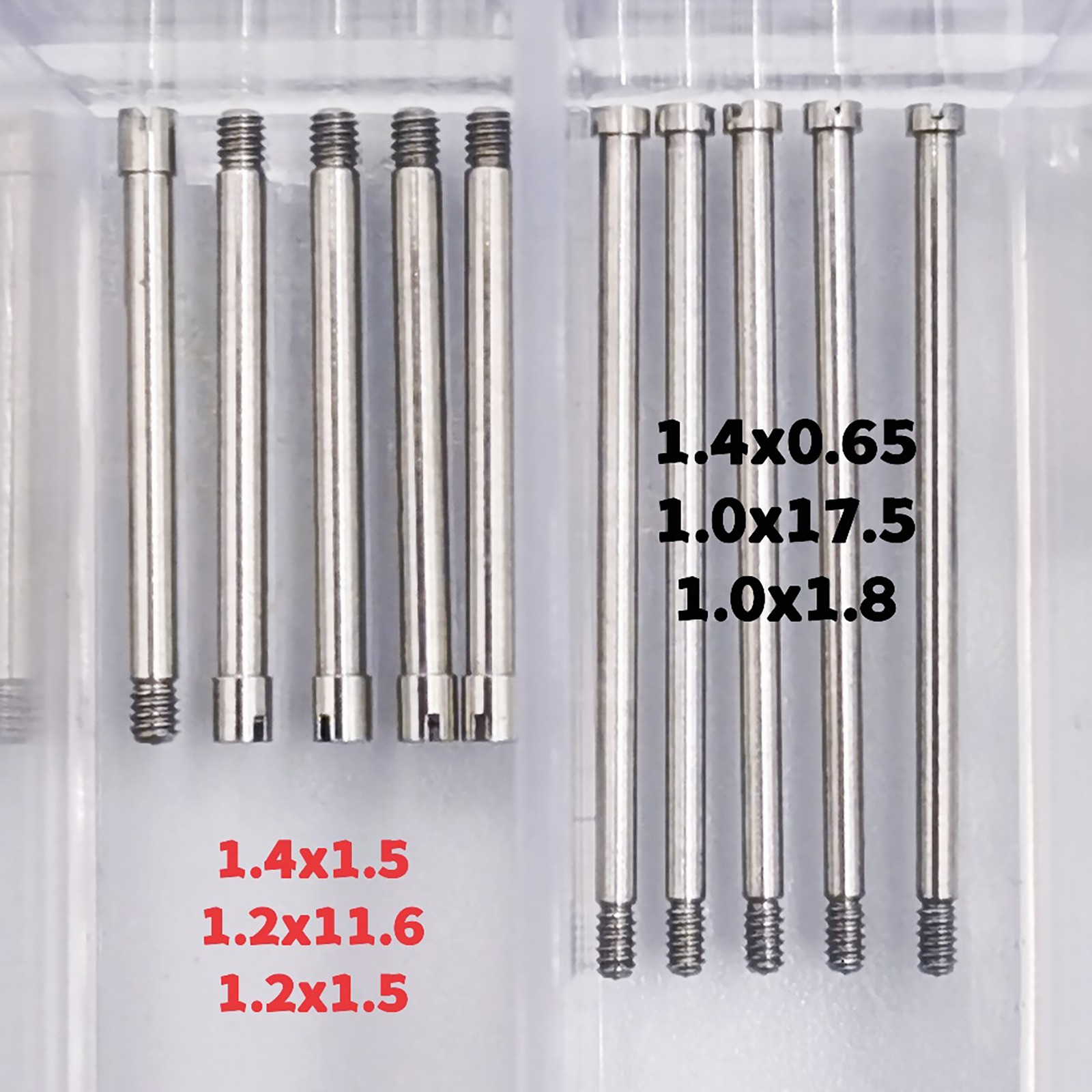 100Pcs/Set Watch Assortment Screw For Rlx Watch Band Strap Screw Repair Tool