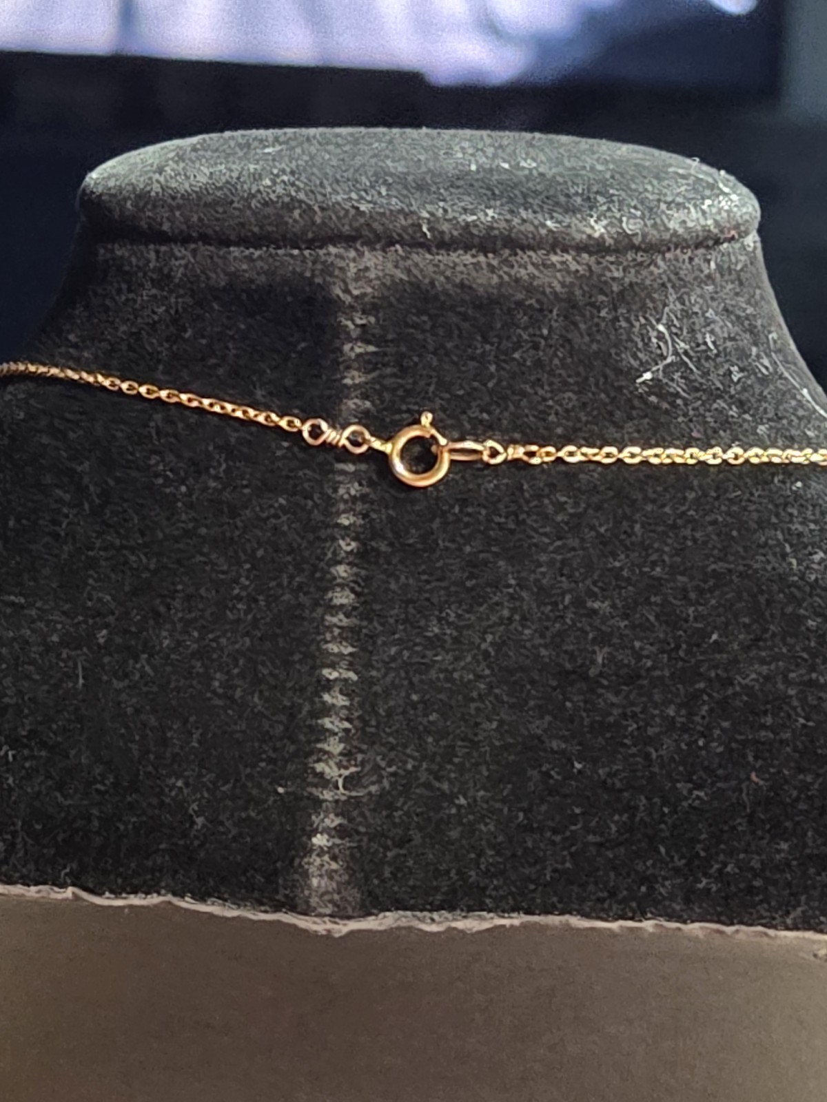 14K Gold Filled Triple Circle Pendant Necklace 18″ 1/20 14KGF