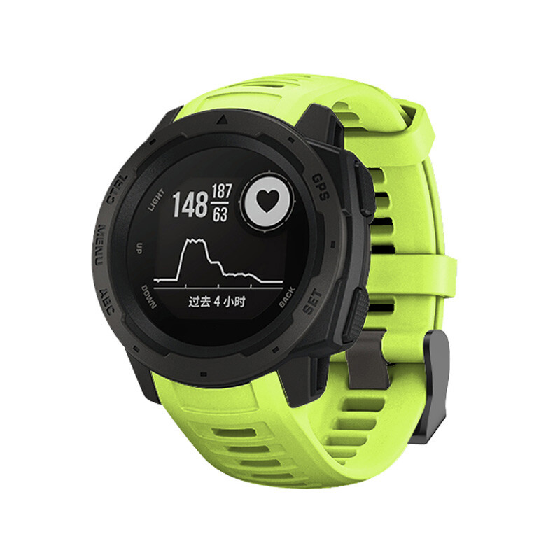2026 Watch Band Silicone Simplicity Band Strap 22- 24MM For Garmin Instinct