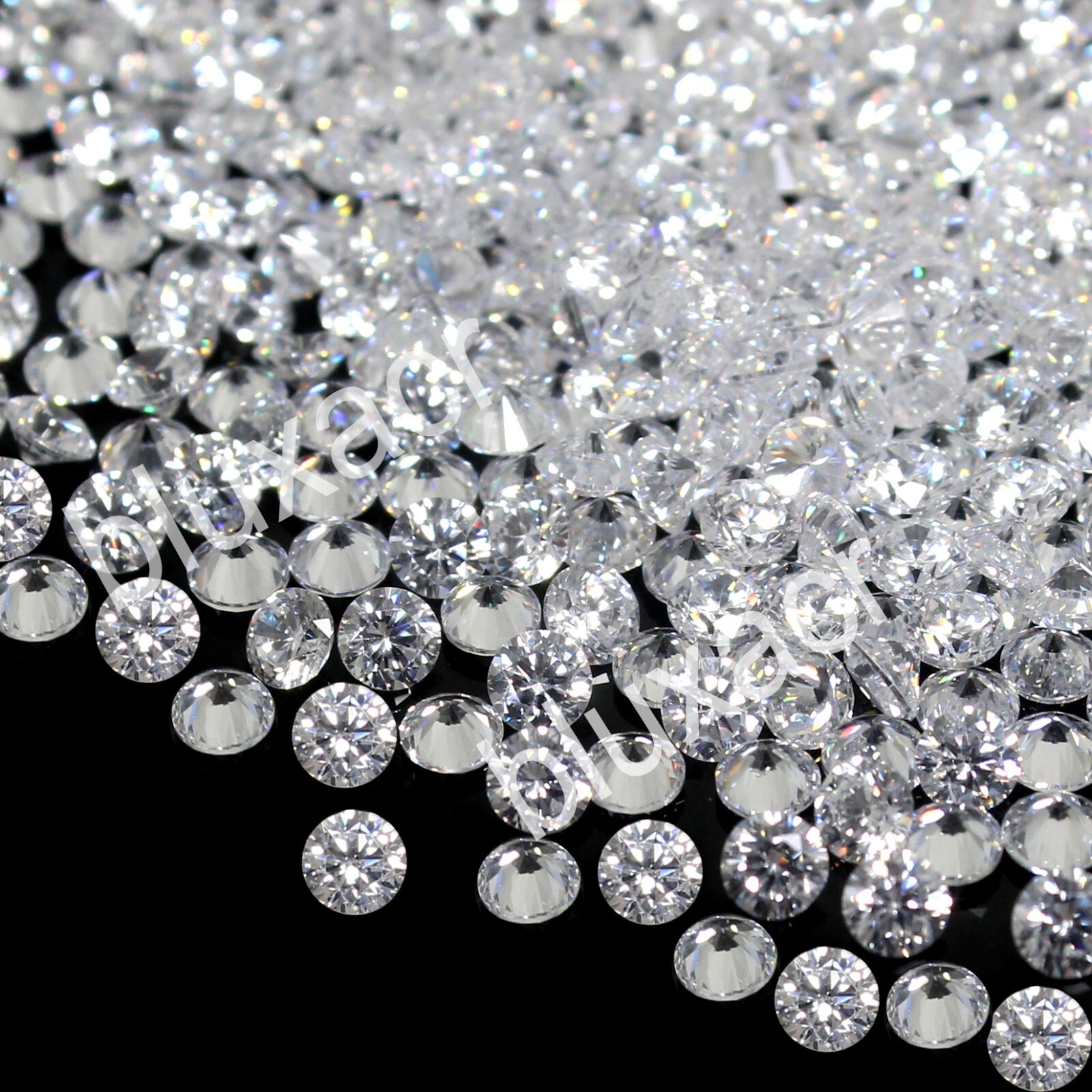 100 Pcs D Color VVS1 Natural 1.20 MM Round Brilliant Cut CERTIFIED White Diamond