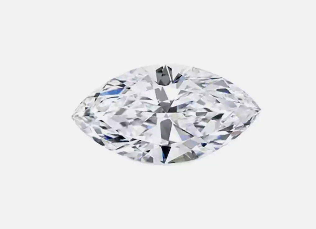 Certified Loose CVD Diamond Marquise Lab Grown 1 Pc D Color 3 x 5 mm IF Clarity
