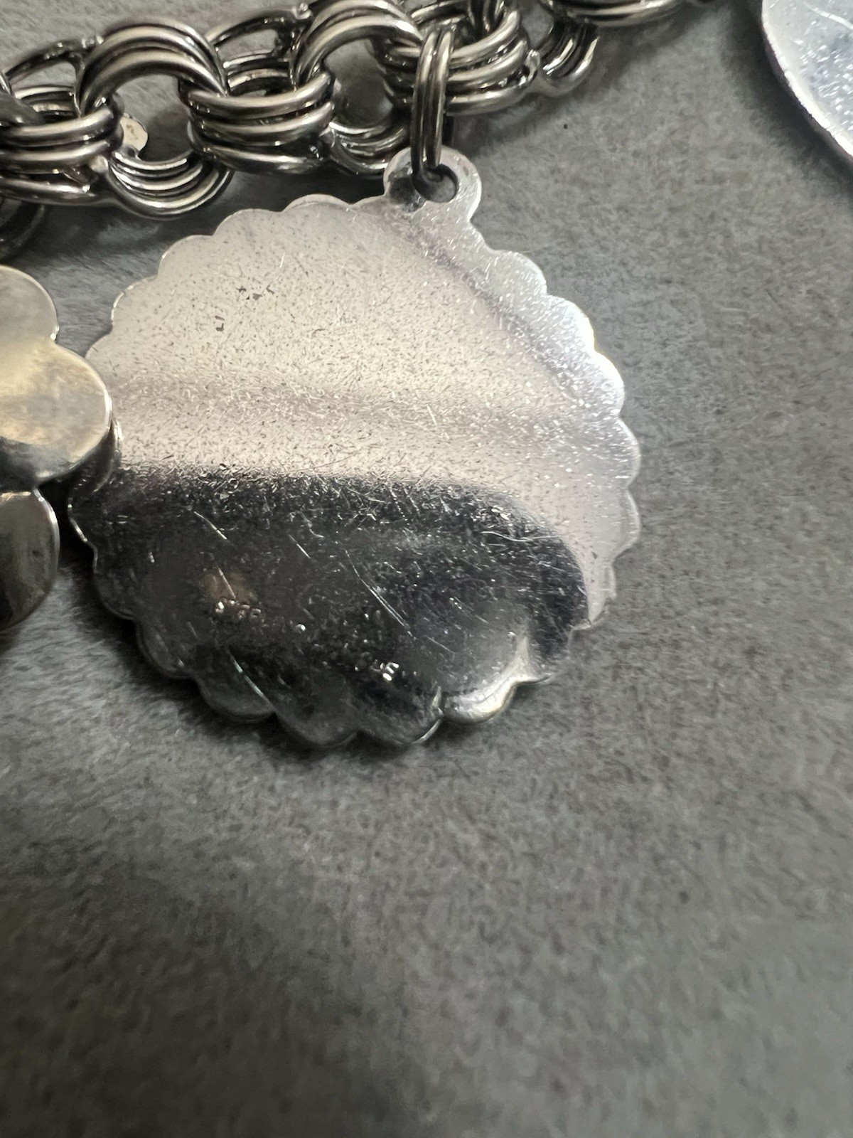 1960’s Vintage Sterling Silver Charm Bracelet Anniversary Birthday Wedding
