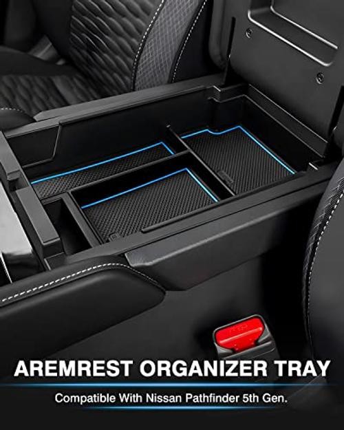Center Console Organizer for 2022-2025 2026 Nissan Pathfinder, ABS Middle