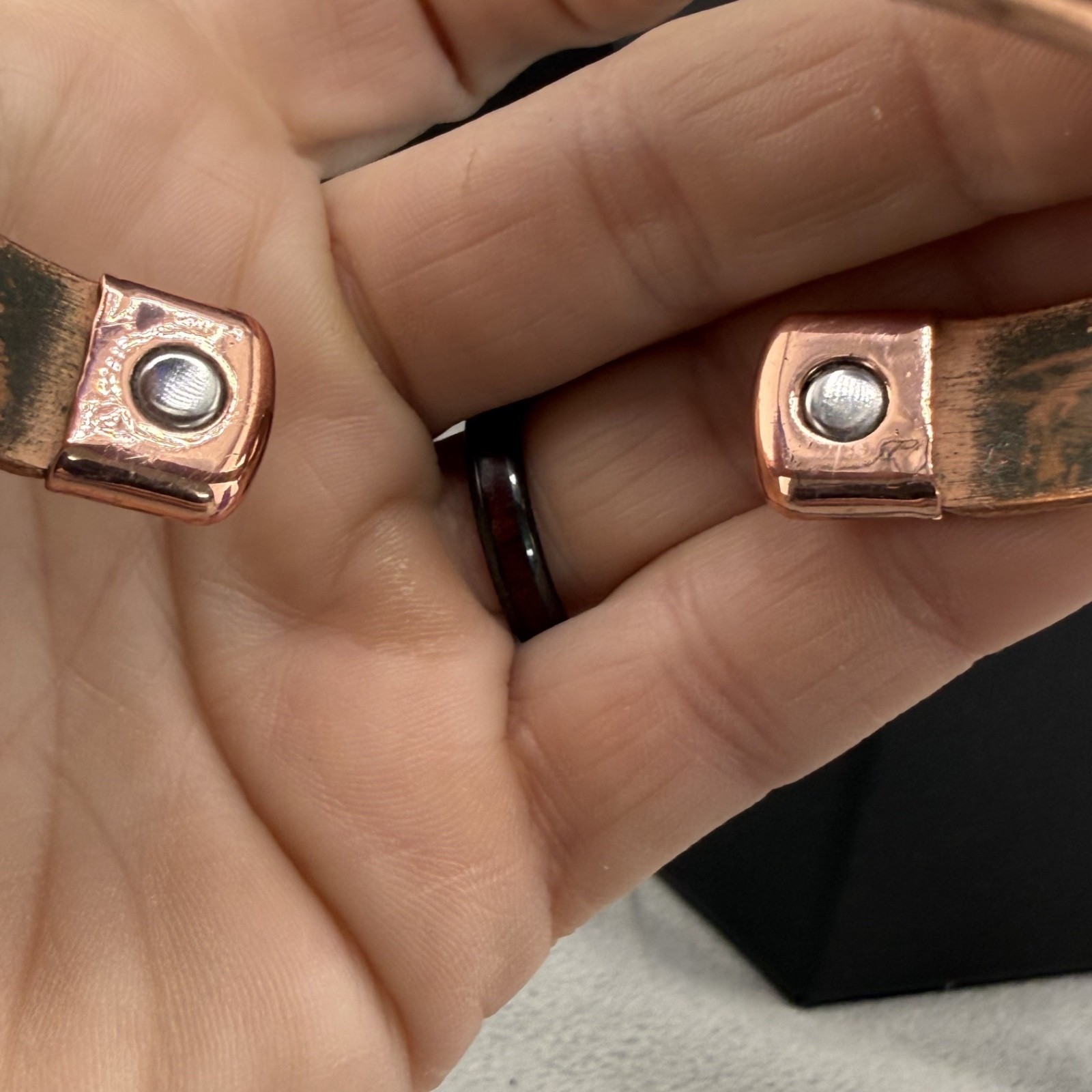 Copper Cuff Bracelet Magnetic 6.5”