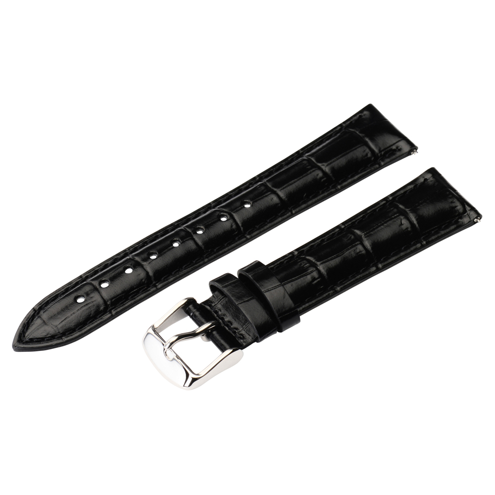 GENUINE CROCO GRAIN LEATHER INTERCHANGEABLE Watch Band Strap