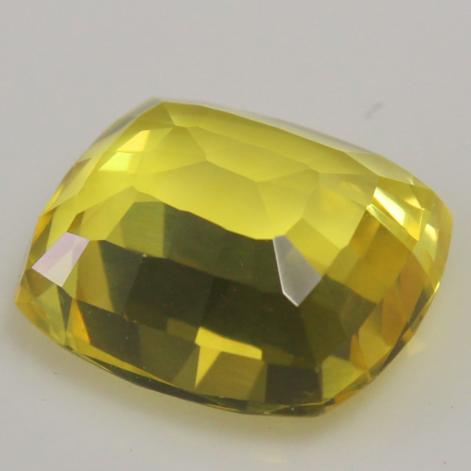 Natural 11.30 Ct Certified Ceylon Yellow Sapphire 14×12 MM Cushion AAA+ Gemstone