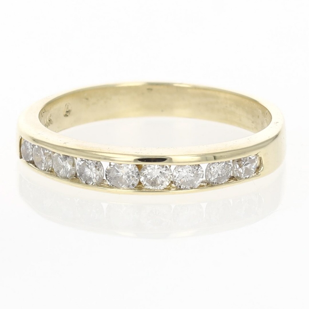 .50ctw Round Cut Diamond Channel-Set Wedding Band Ring 14k Yellow Gold Size 6.5