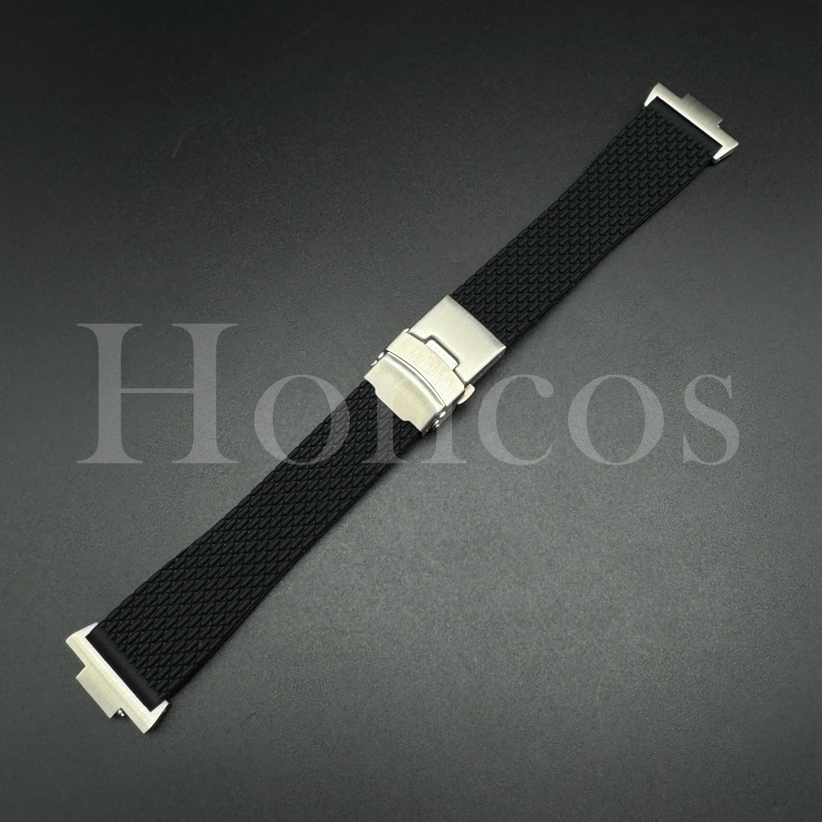 Replacement Mesh Rubber Band Watch Strap Fits for Tissot PRX Clasp + Adapter USA