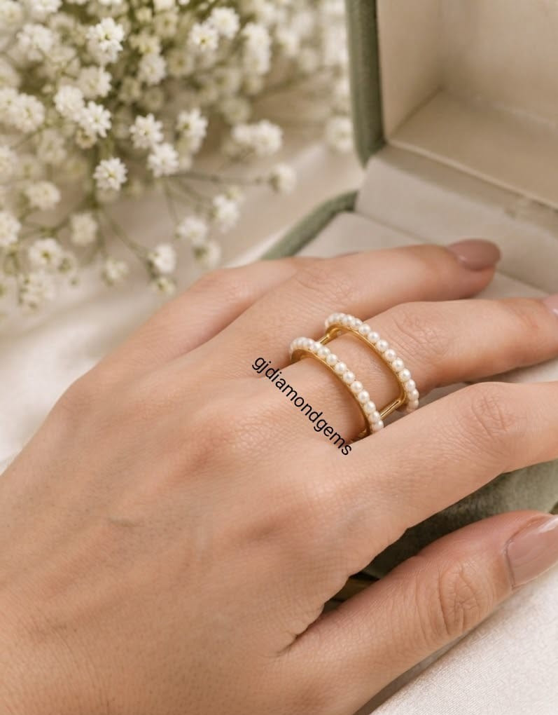 Natural See pearl Smart Ring 925 Silver Enhancer Ge3 & 4 Oura Ring Guard Jacket