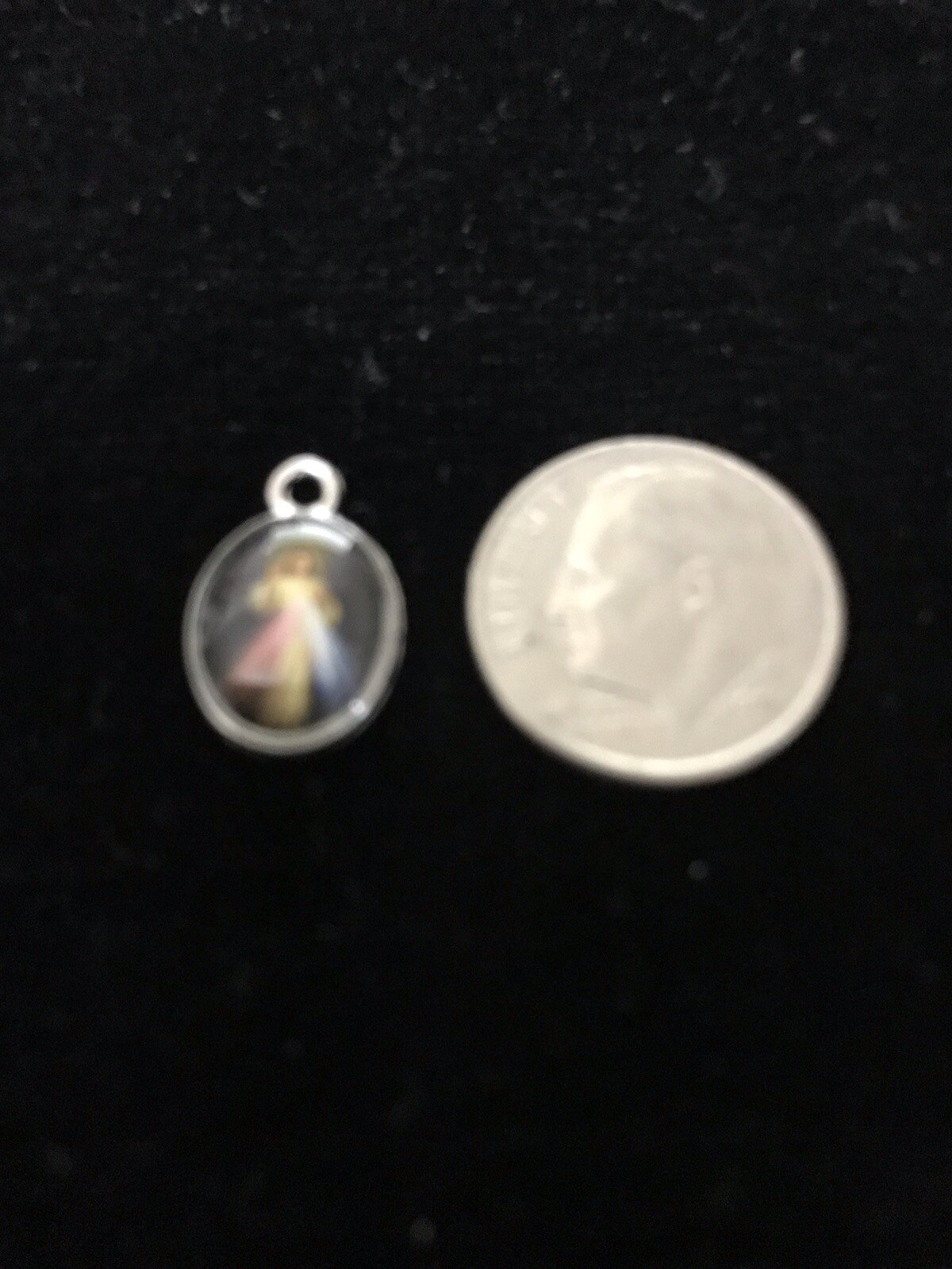 Beautiful Religious Sacred Heart Jesus Enamel Pendant charm Style S Necklace