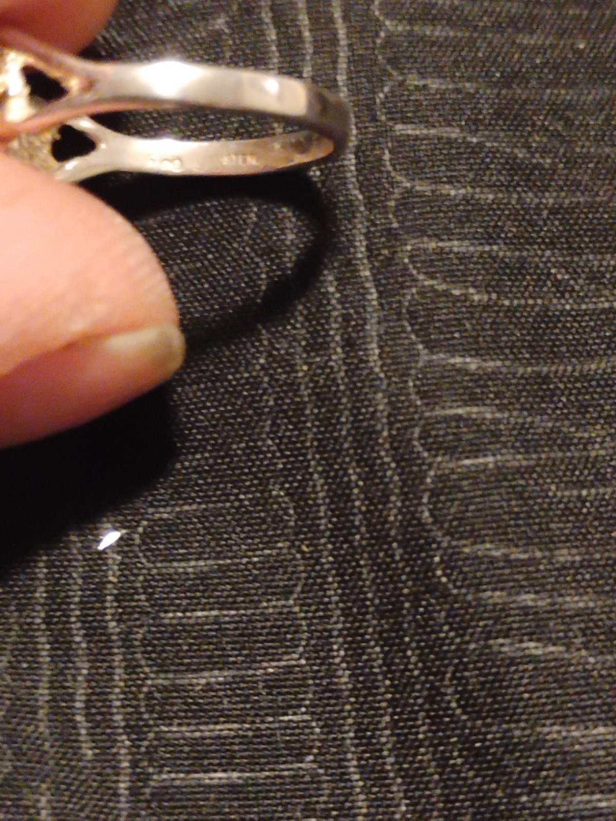 Black Hills Gold Mystic Fire Silver Ring Size 7