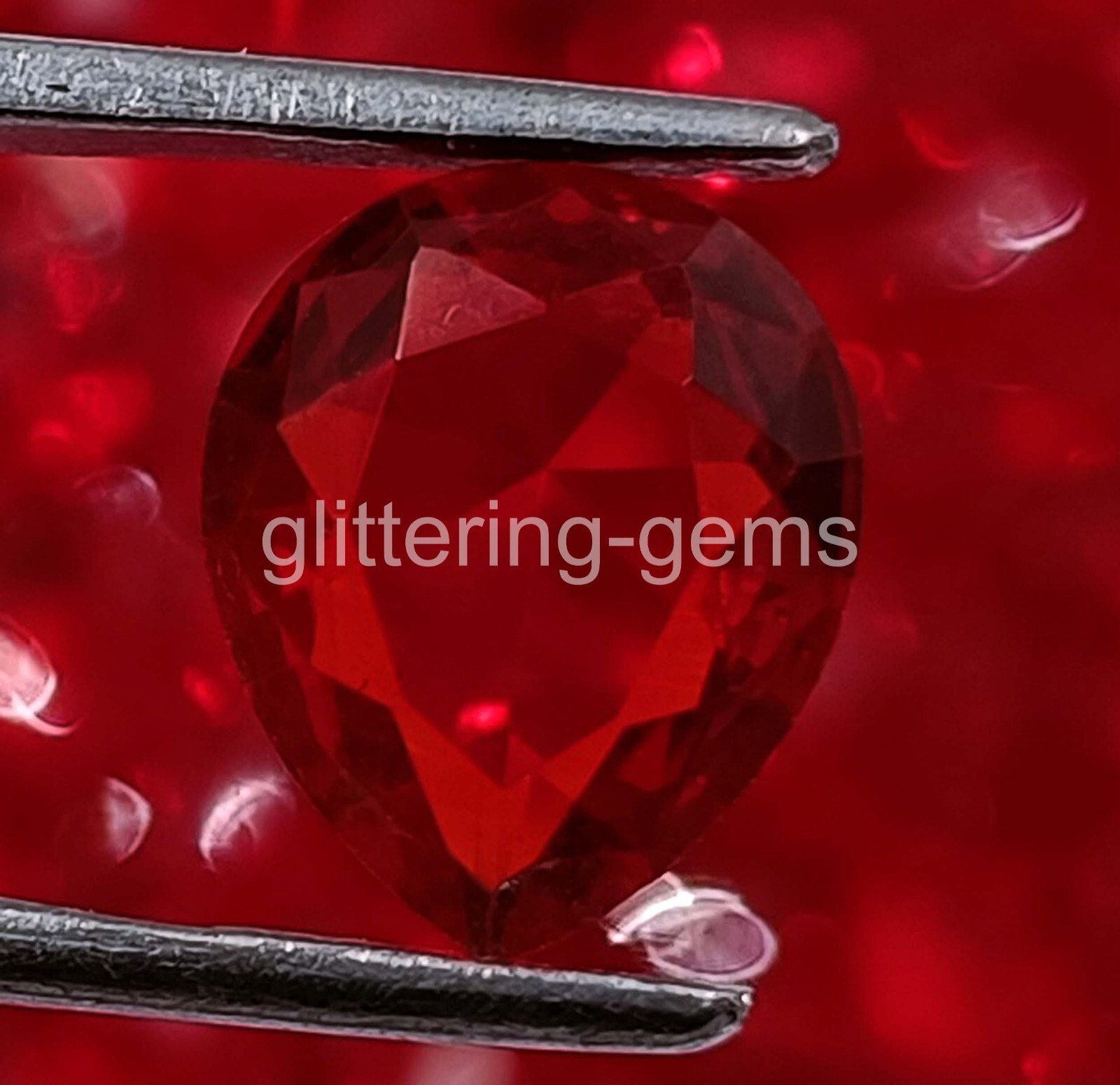 Pear Cut Natural Red Ruby Lot 12×10 mm Size IGL Certified Loose Gemstone M25