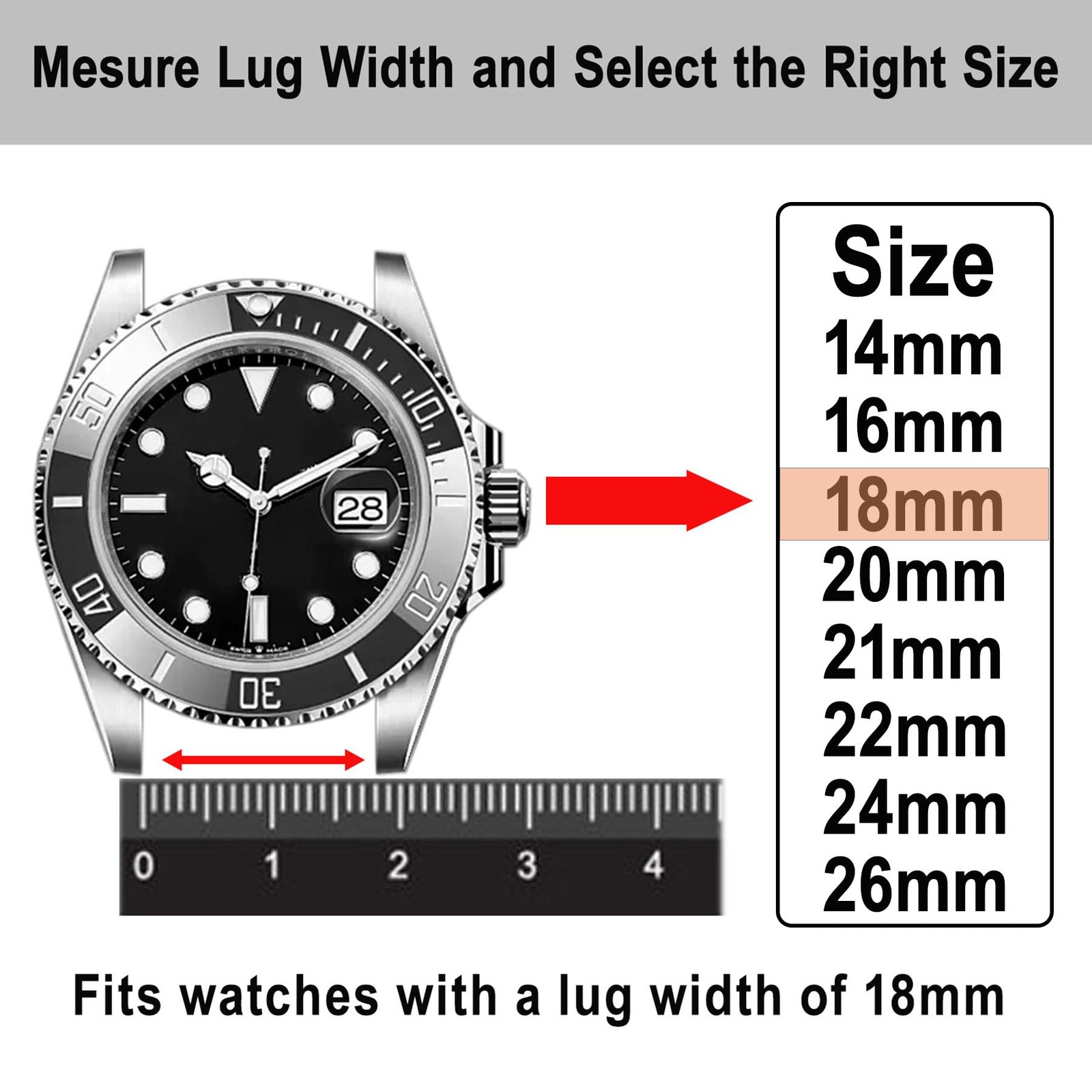LDDAL Watch Band Pins，32pcs Thickness Heavy Duty Spring Bar 1.5mm/1.8mm 316L