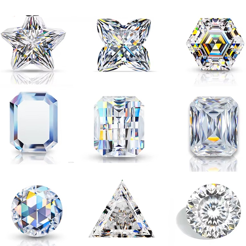 1-10CT Special Cut Multi-shape Moissanite Loose Stones VVS1 Gemstone For Jewelry