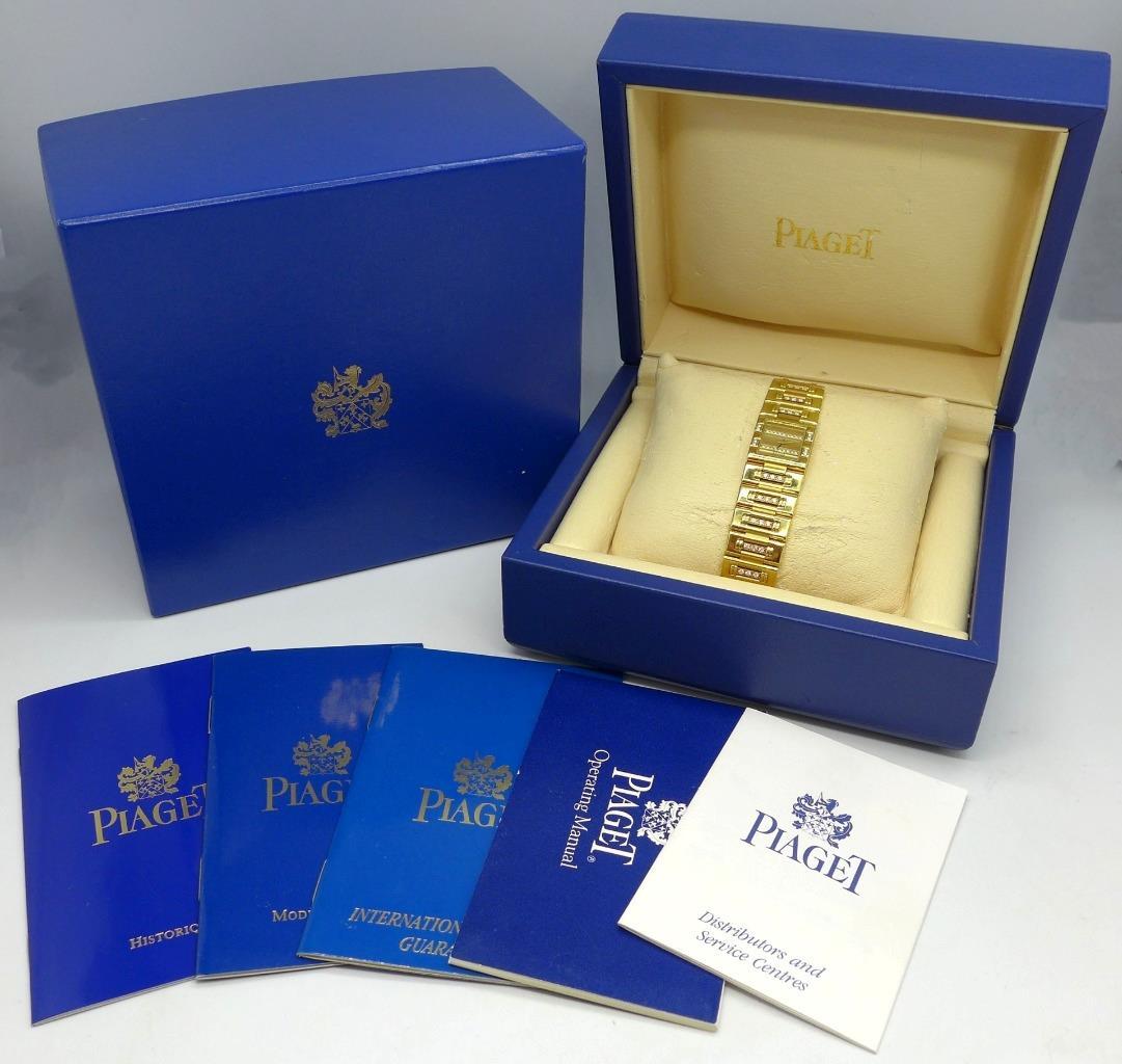 Piaget Dancer 15327K818 Diamond 750 18KT Yellow Gold Ladies Quartz Wristwatch