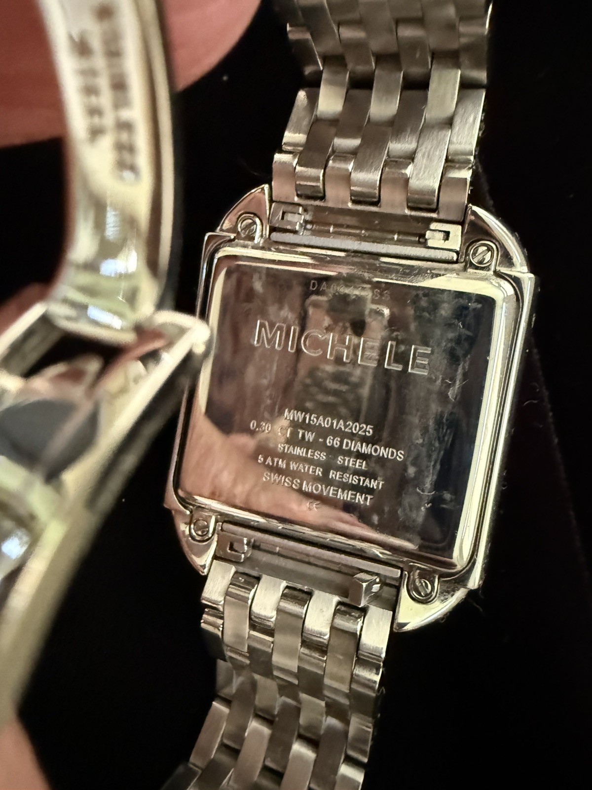 Michele Milou MW15A01A2025 Diamond Mother of Pearl Quartz Women’s Watch