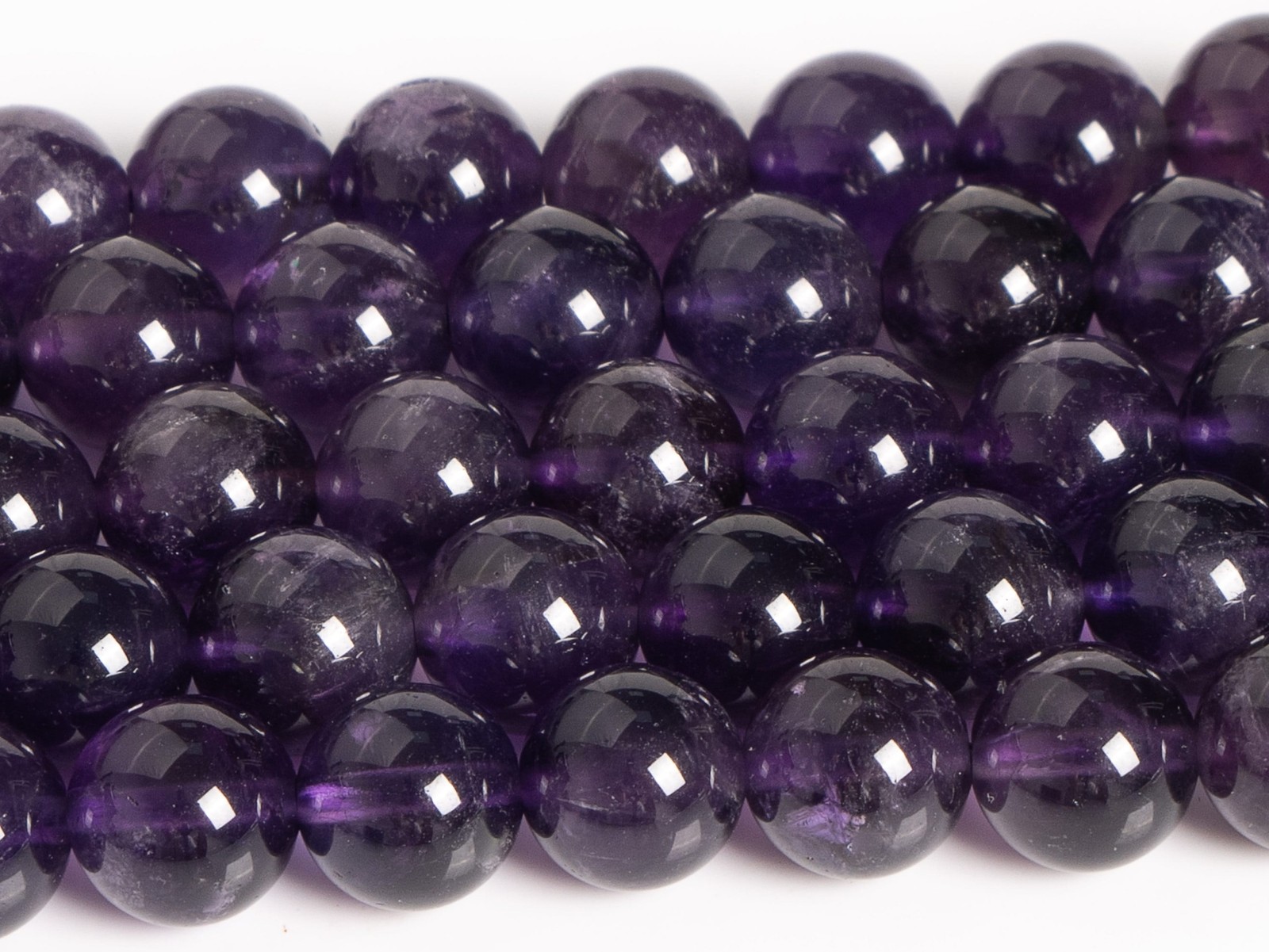 Natural Purple Amethyst AAAAA Gemstone Round Loose Beads 4MM 6MM 8MM 10MM 12MM