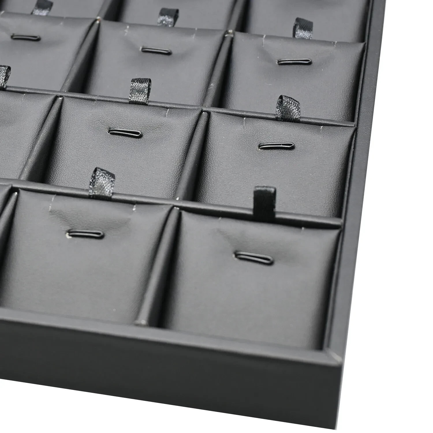 24 Compartment Jewelry Pendant Display Showcase Tray