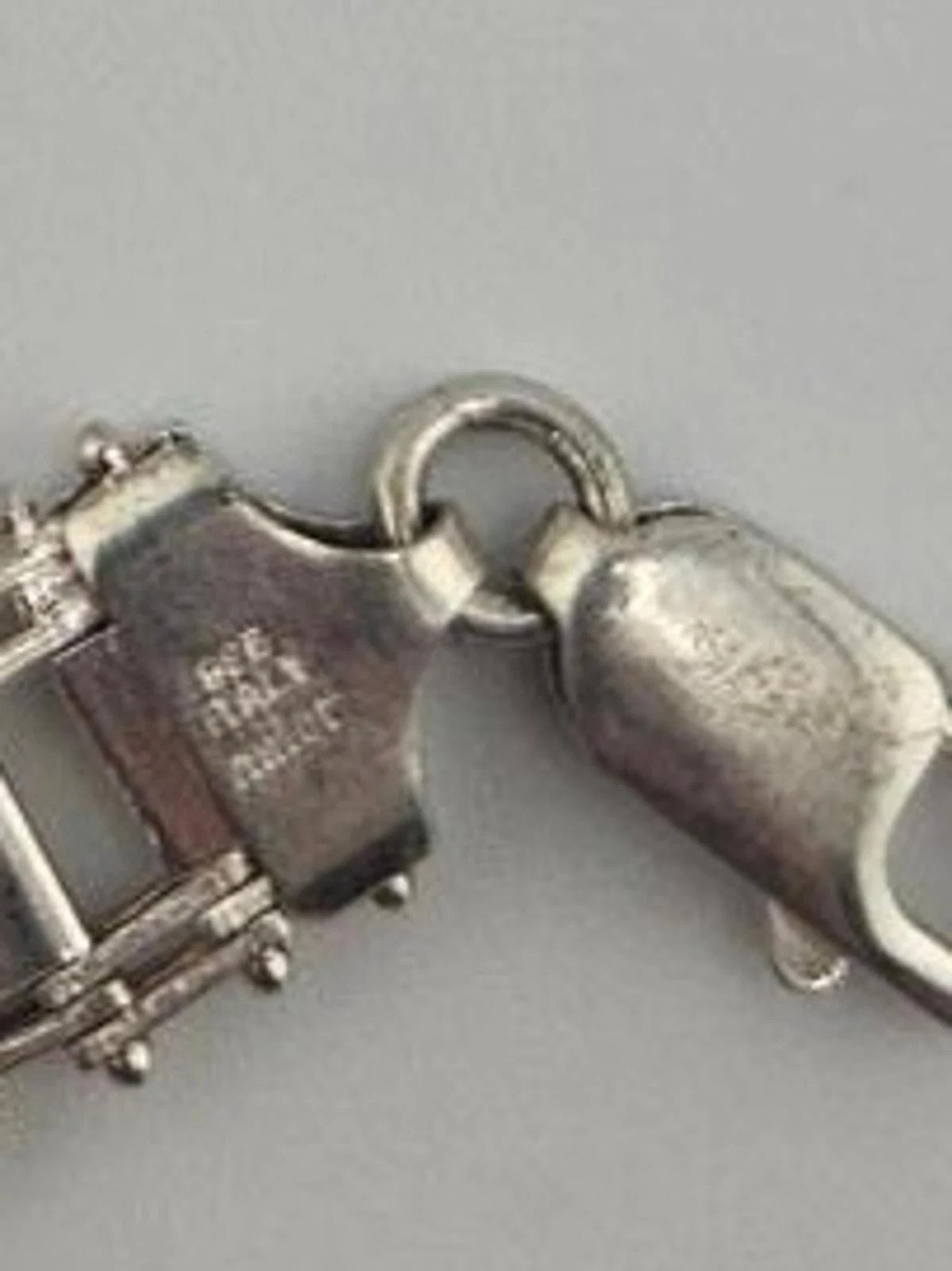 Solid Sterling Silver Unique Ladder Railroad Track Custom 7″ Bracelet