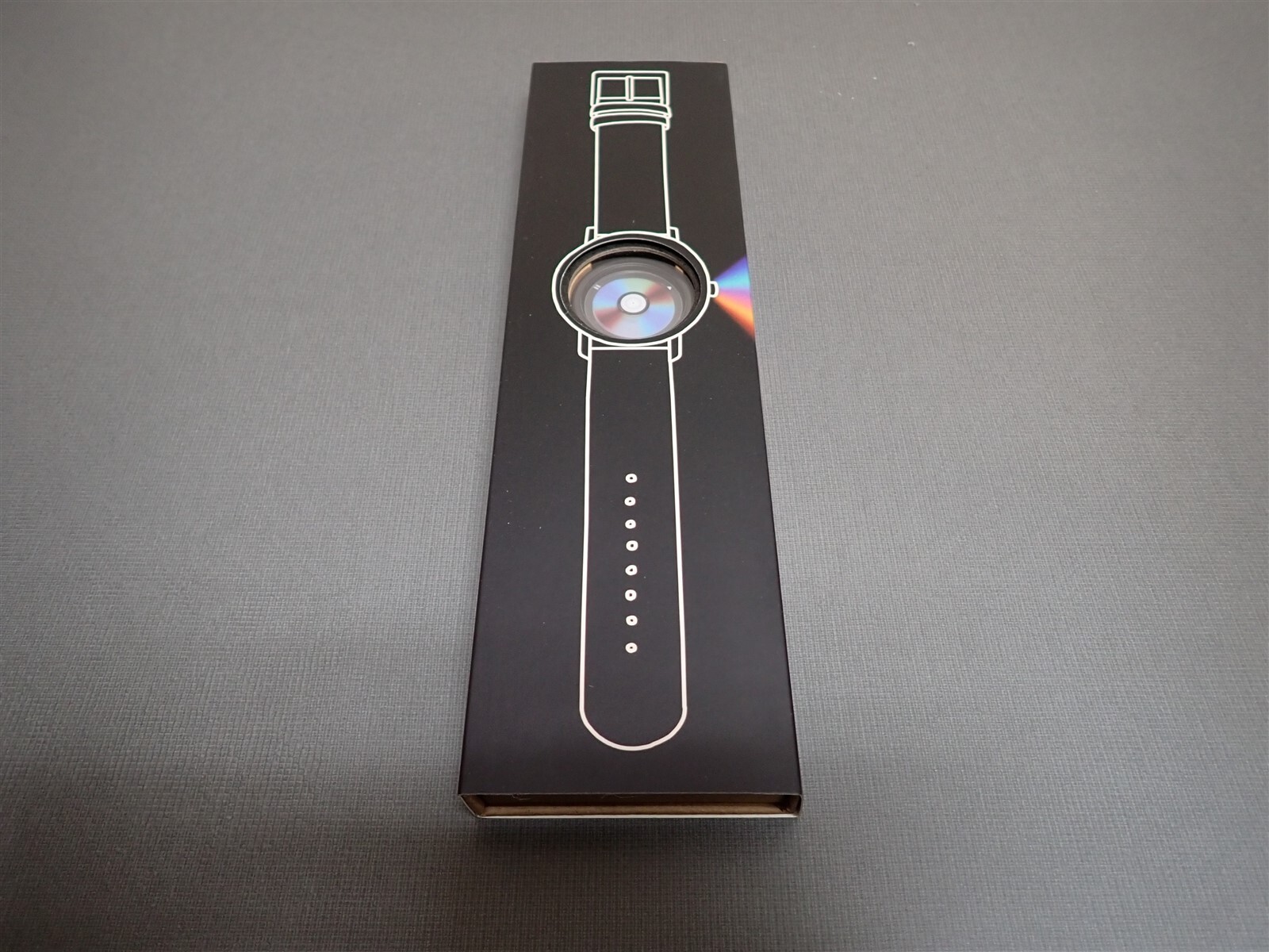NEW Projects Watches PJT-7520 CD Watch 40mm Black Leather Strap Watch