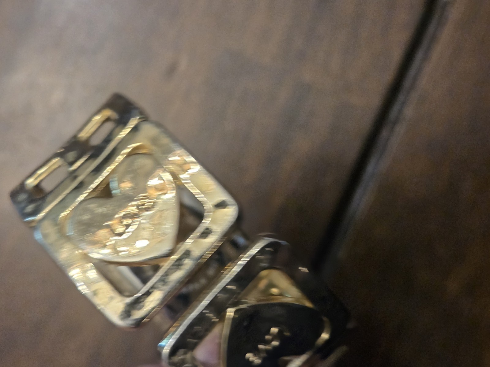 Cuff Watch Geneva Platinum Vintage Excellent Condition!