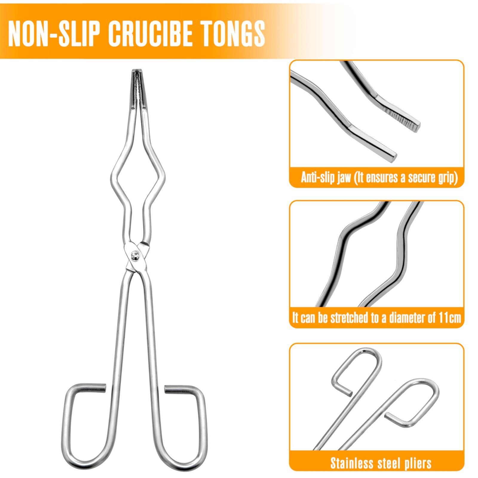 8 Pcs Graphite Crucible Melting Kit – Gold & Metal Casting Torch Set