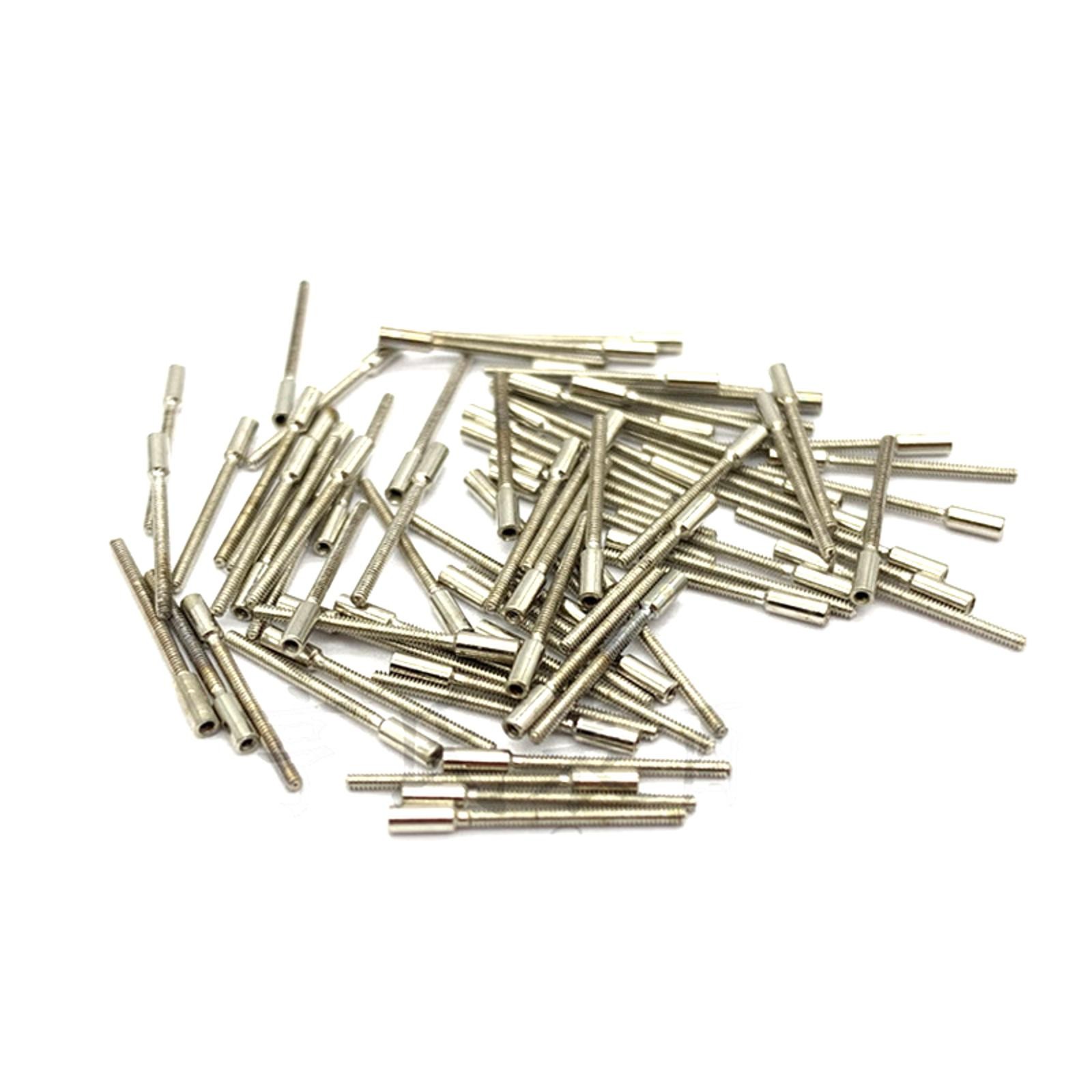 100pcs 0.9mm Stainless Steel Watch Winder Winding Stem Extensions Extenders Kit