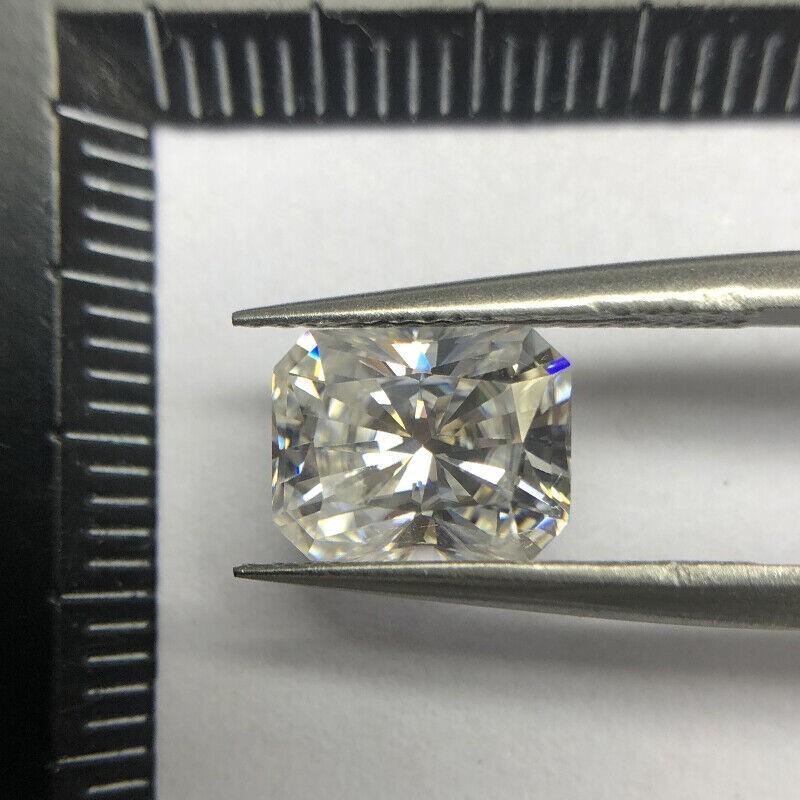 GRA Certified Loose Moissanite Radiant Cut Stones D VVS1 All Sizes