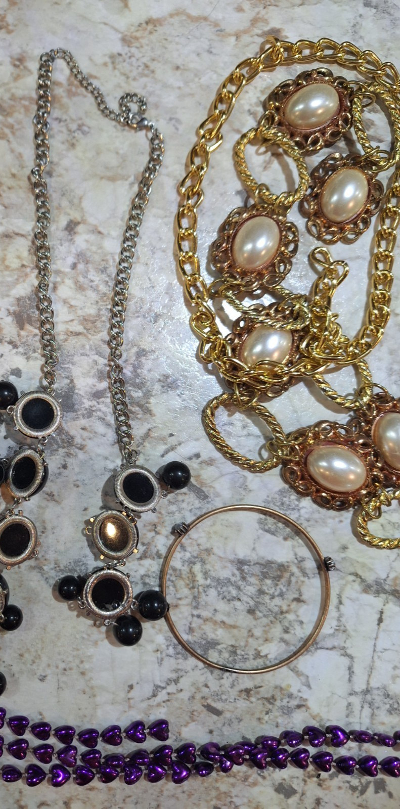 1.1 Lbs Broken Jewelry Lot Craft Scrap Wear Repair Destash Jewelry Making DIY