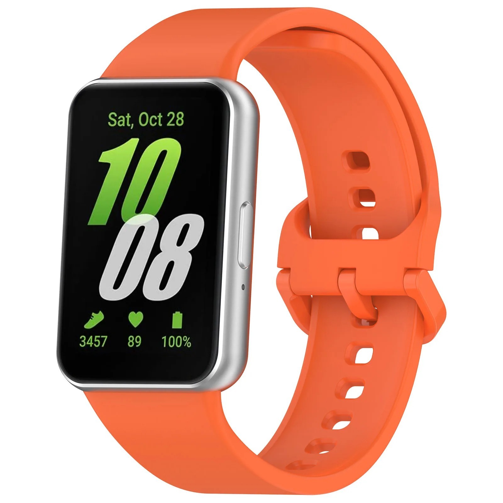 Magnetic Silicone Sport Strap Watch Band For Samsung Galaxy Fit 3 Replacement