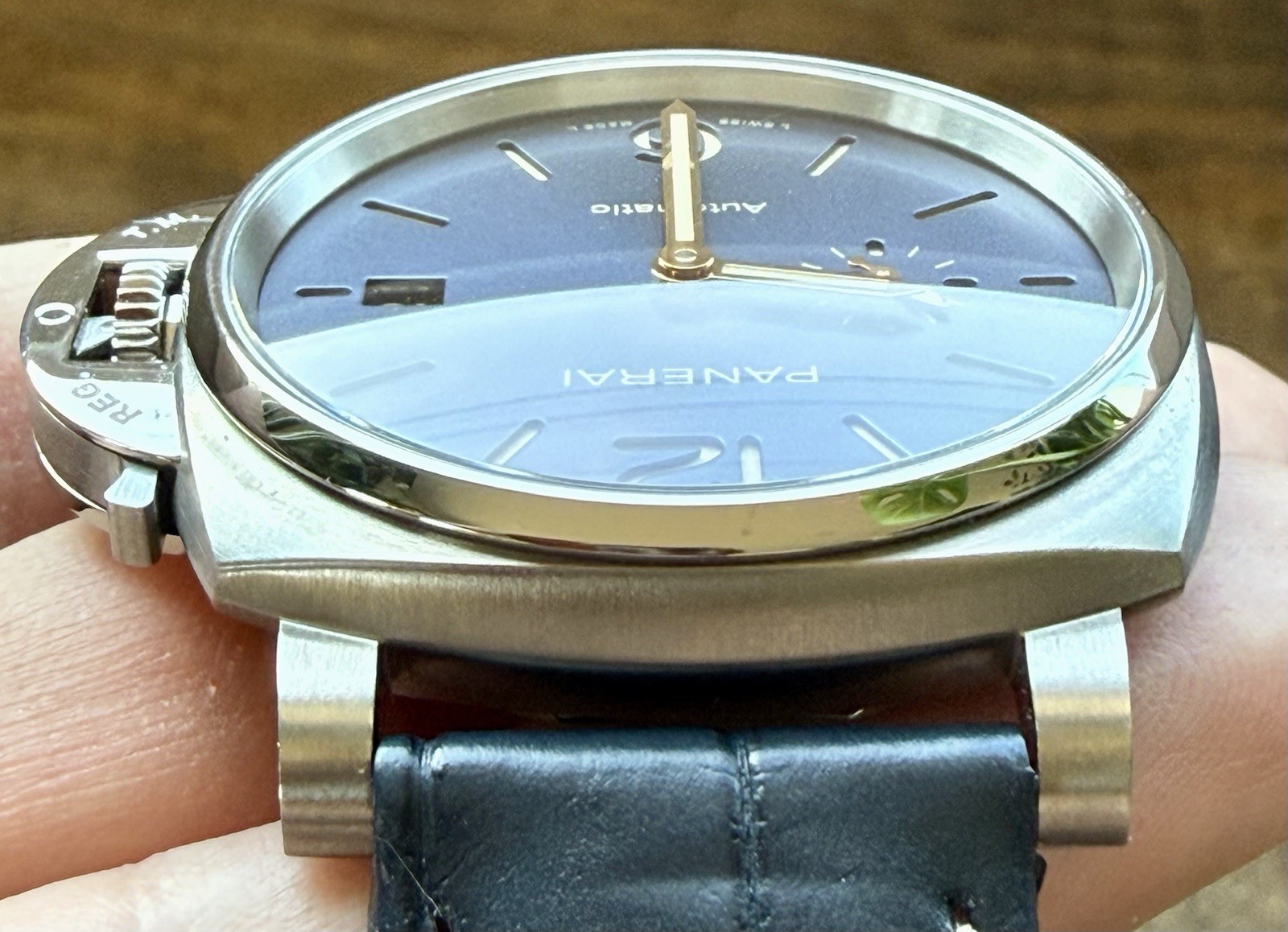 Panerai Luminor Due Titanium Blue Dial 42mm PAM00927 Automatic Watch Only