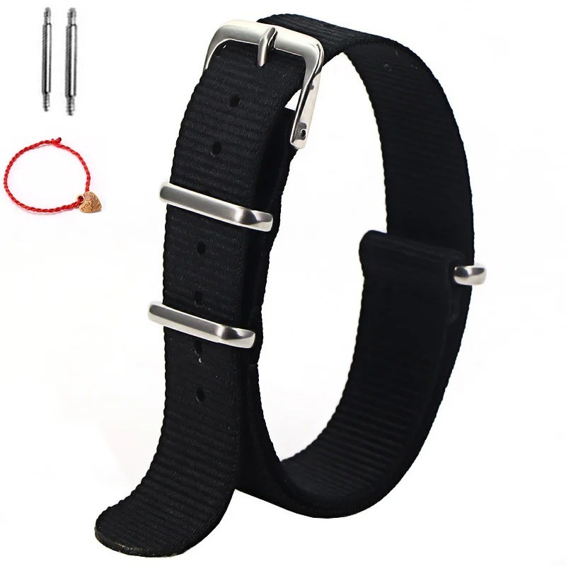 1pcs Nylon Strap 16mm 18mm 20mm 22mm Nylon Watch Band Replacement Watch Strap