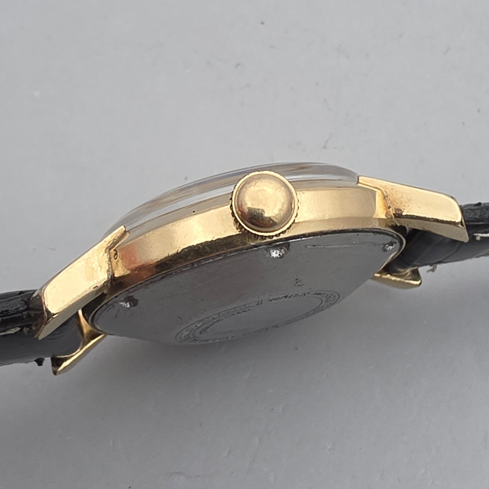 Vintage GRUEN men’s automatic watch 480/831 10K GF Concentric-circle dial 1952