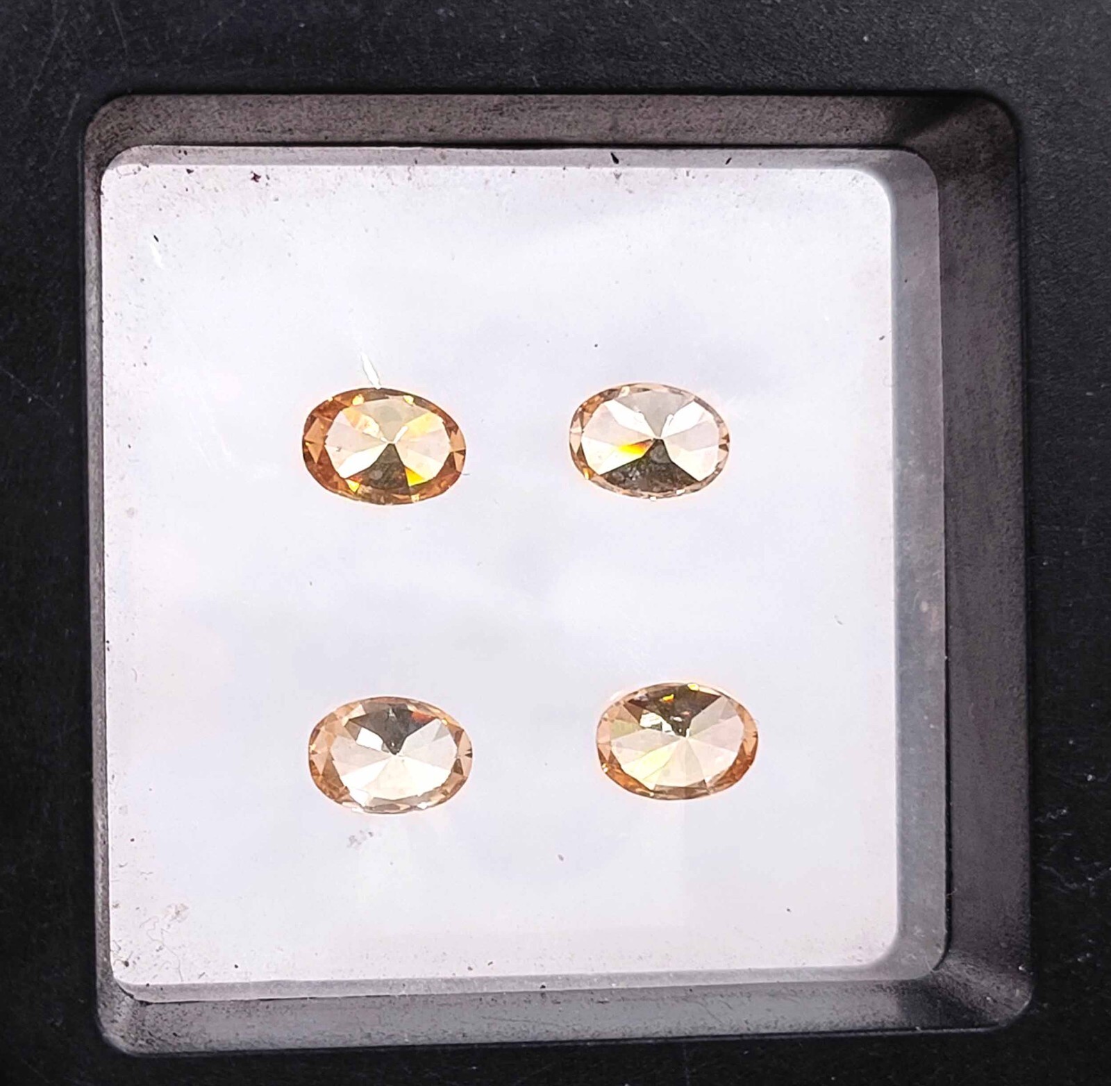 4 Pcs AAA Grade Natural Ceylon Padparadscha Sapphire 7x5mm Oval Cut Gemstone AKQ