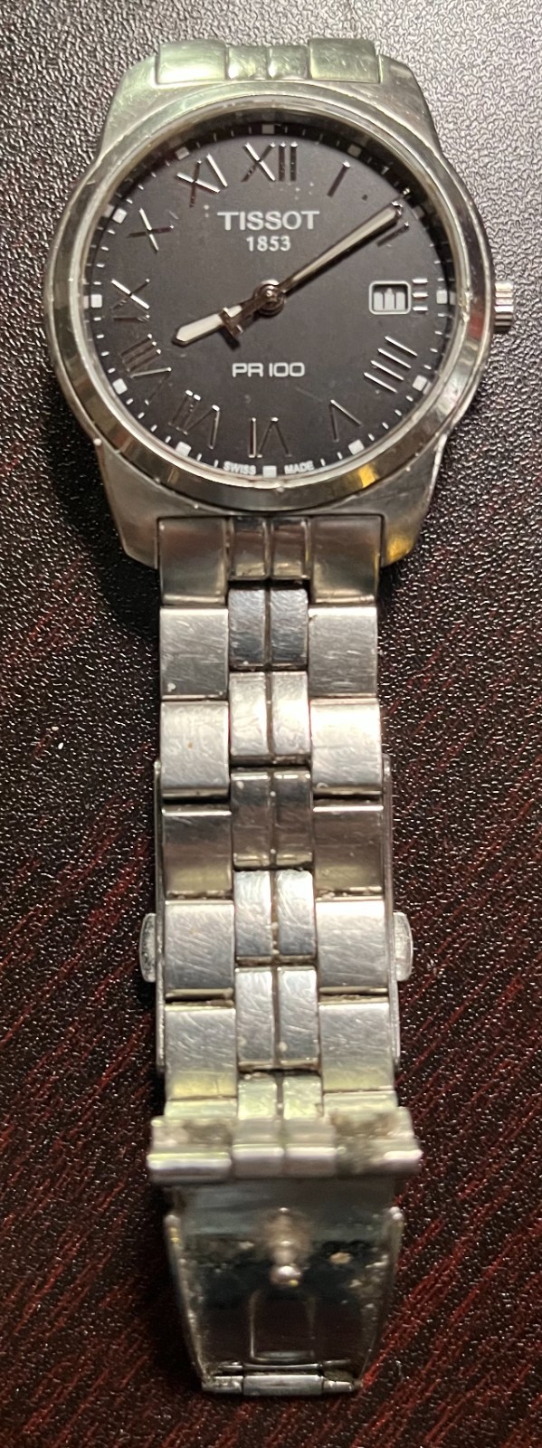 Tissot 1853 PR 100 Mens Watch Black / Silver