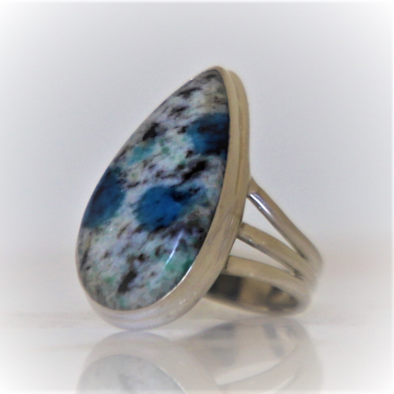K2 RARE JASPER NATURAL GEMSTONE 925 SOLID STERLING SILVER HANDMADE JEWELRY RING