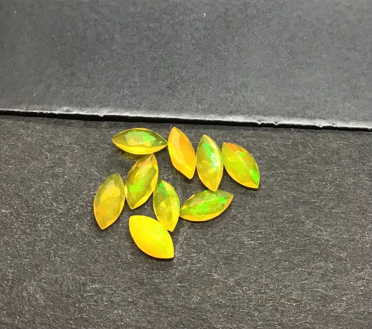 AAA Natural Ethiopian Yellow Fire Opal Marquise Cut Loose Gemstone For Jewelry