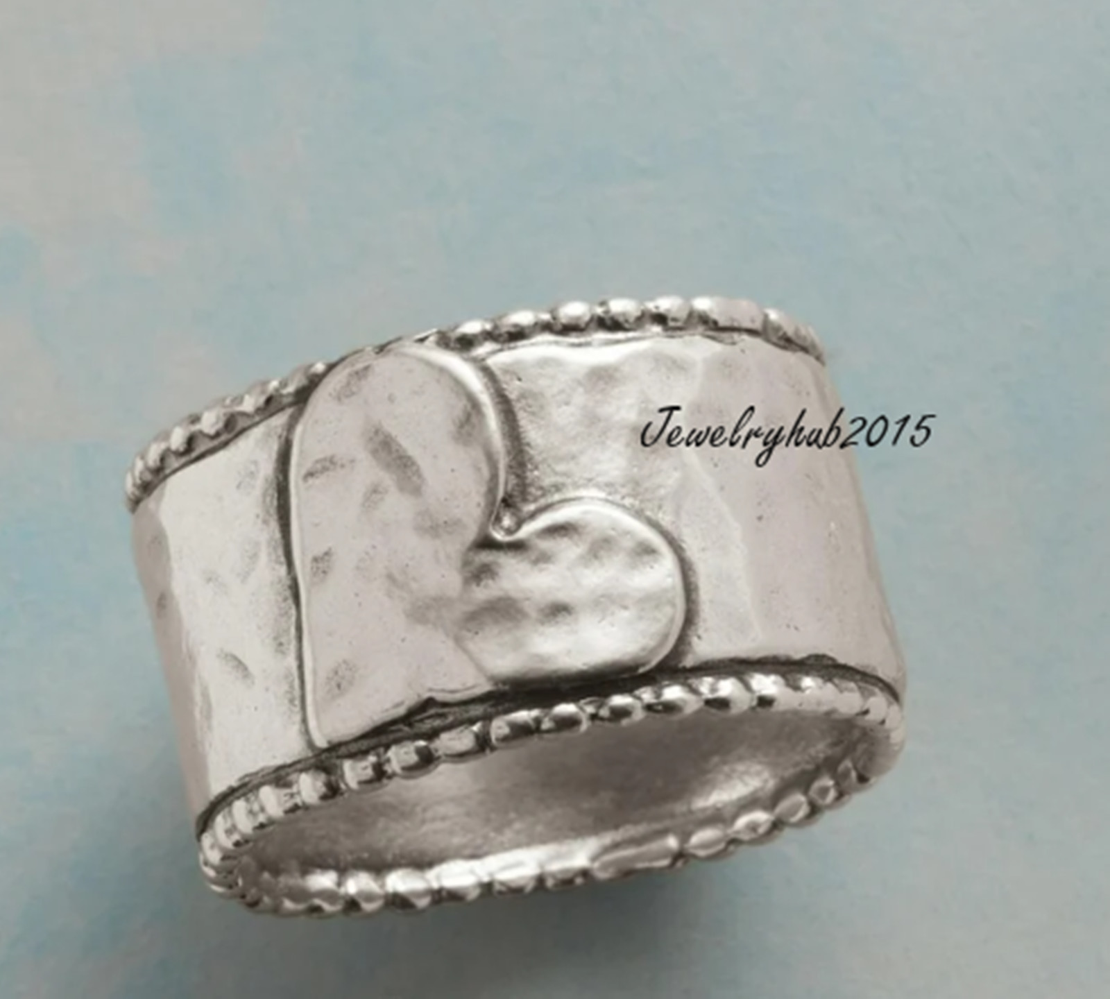 Spinner Ring Solid 925 Sterling Silver Band Spinner Ring All Size Available MK*