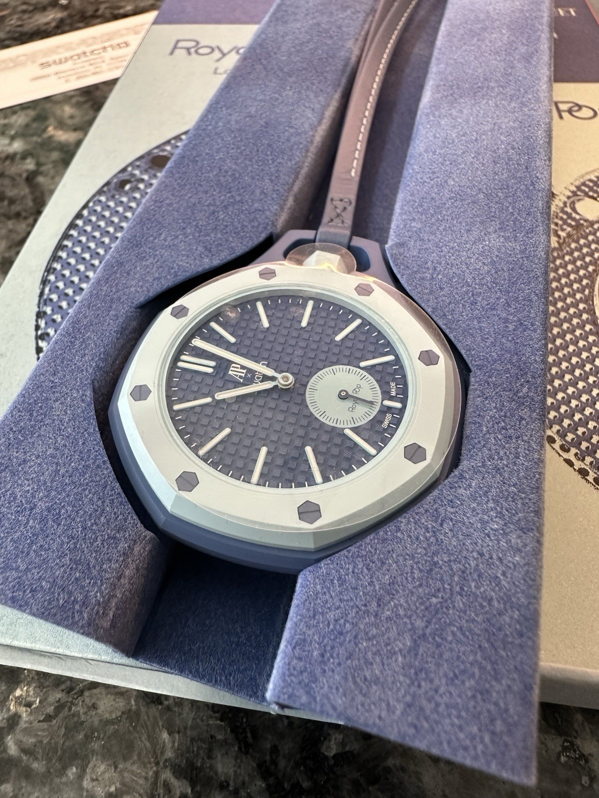 Swatch x Audemars Piguet AP Royal Pop LAN BA AUTHENTIC